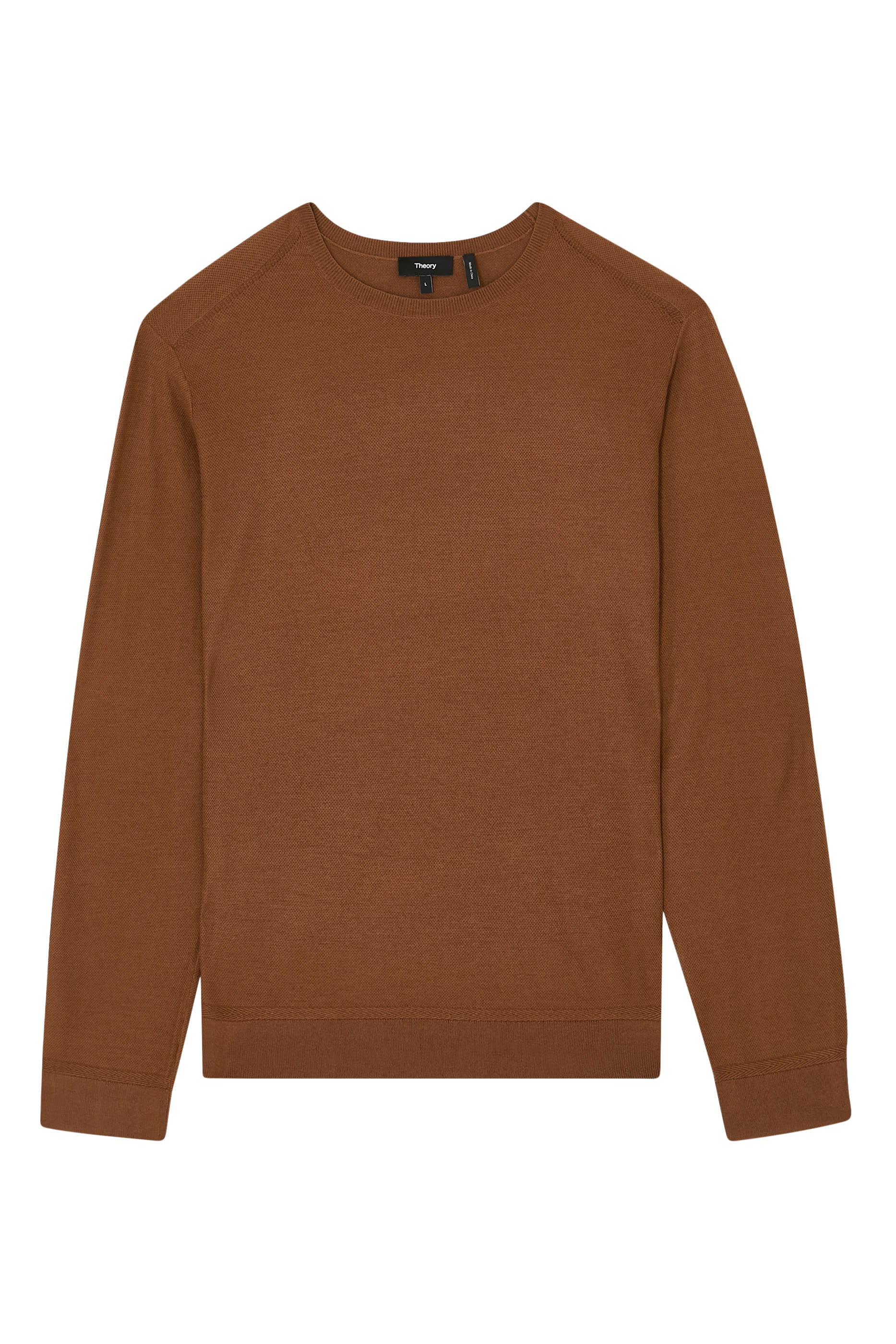 Silk-Cotton Crewneck Sweater