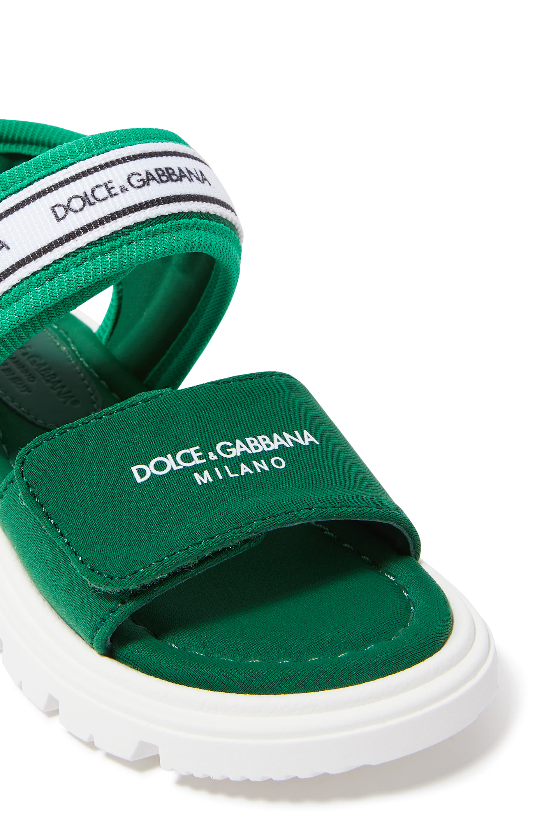 Kids Rubberized 3D Logo-Print Sandals