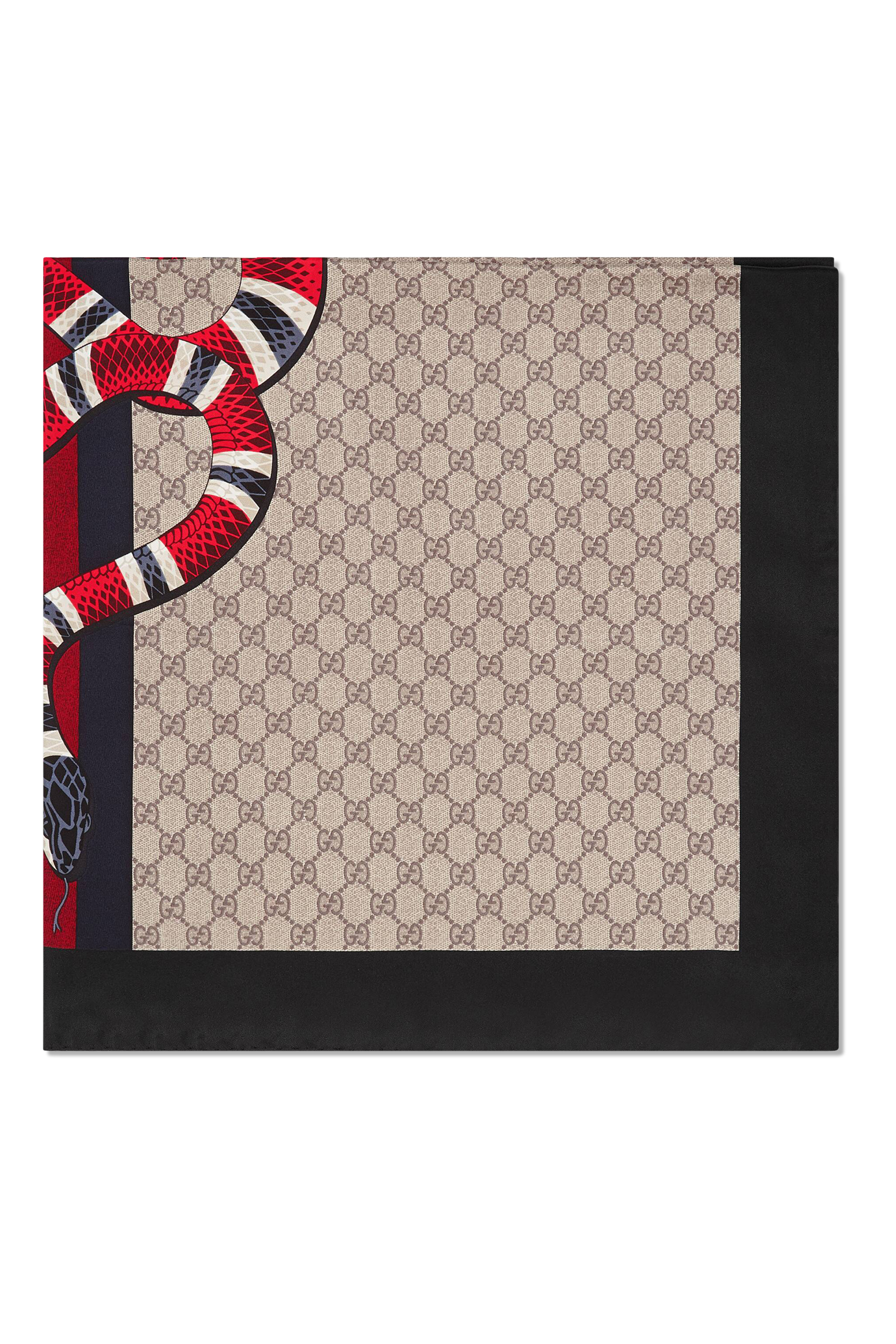 Web And Kingsnake GG Silk Scarf