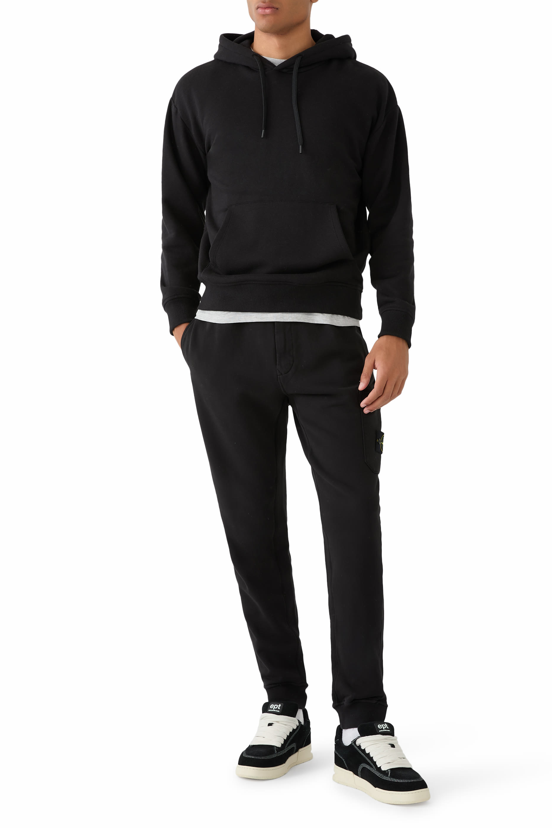 Logo Drawstring Waistband Slim-Fit Sweatpants