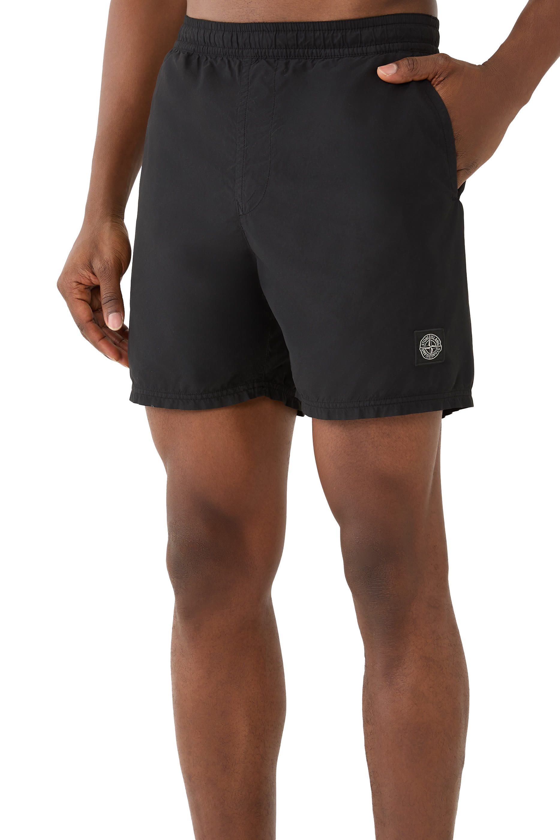 Brushed Nylon Swim Shorts