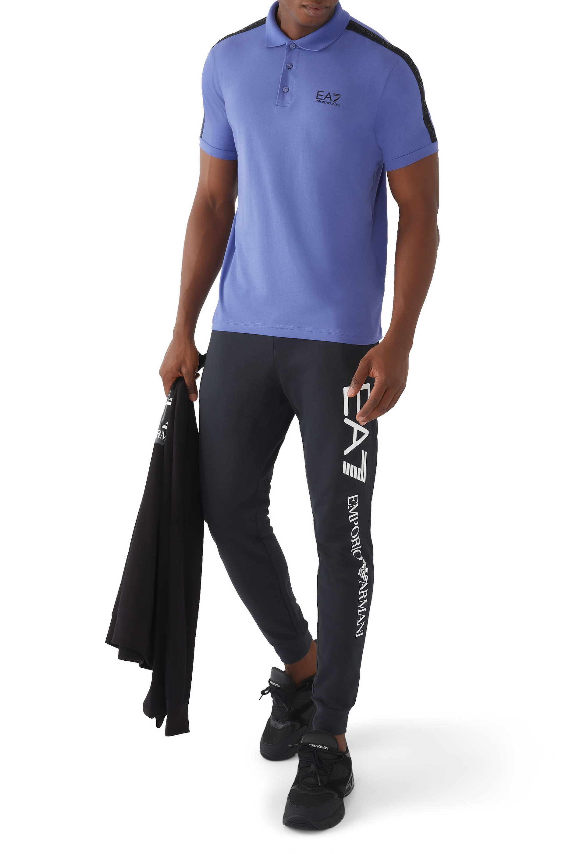 EA7 Train Logo Series Polo Shirt