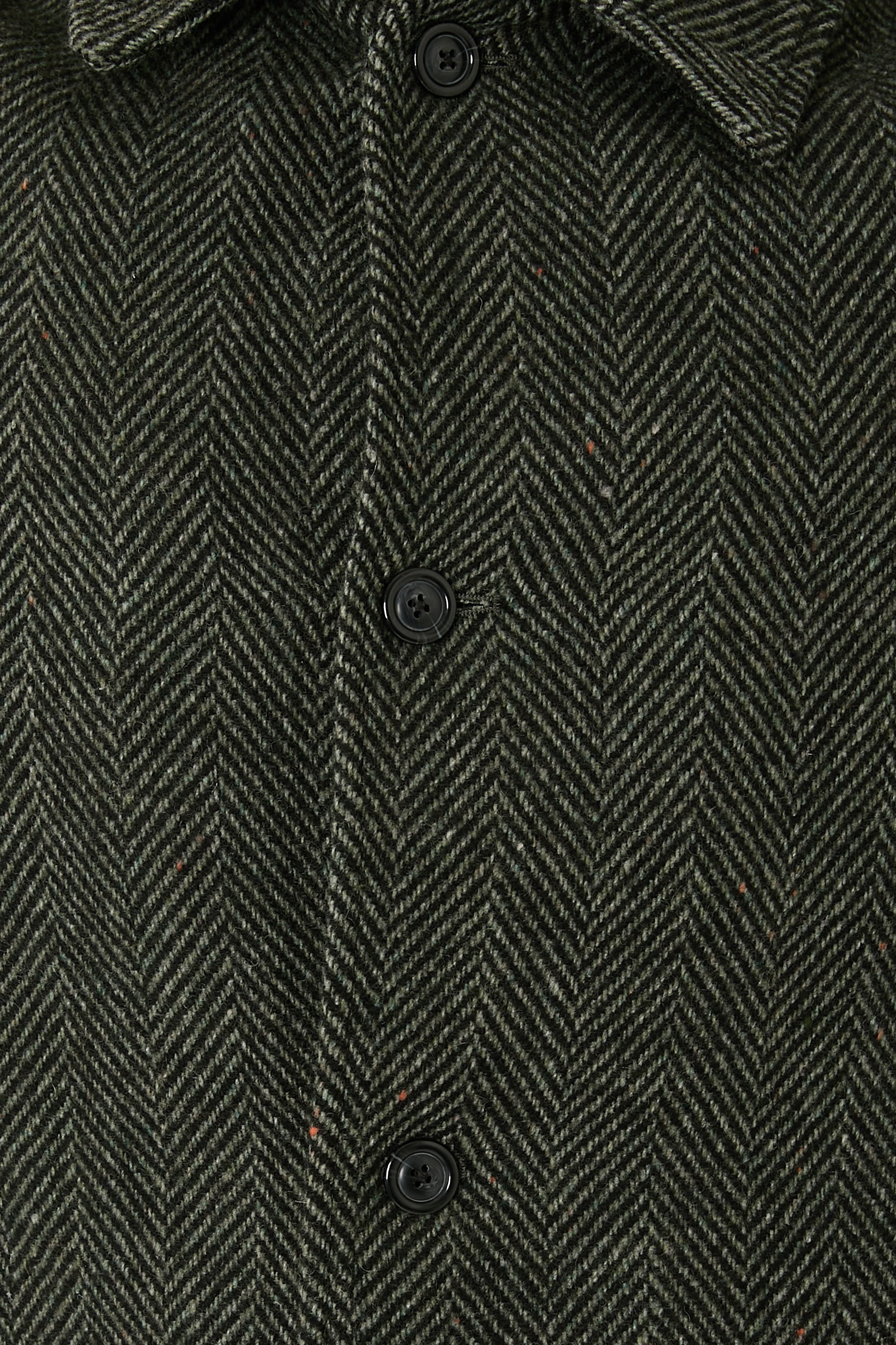 Maximilian Herringbone Wool Coat