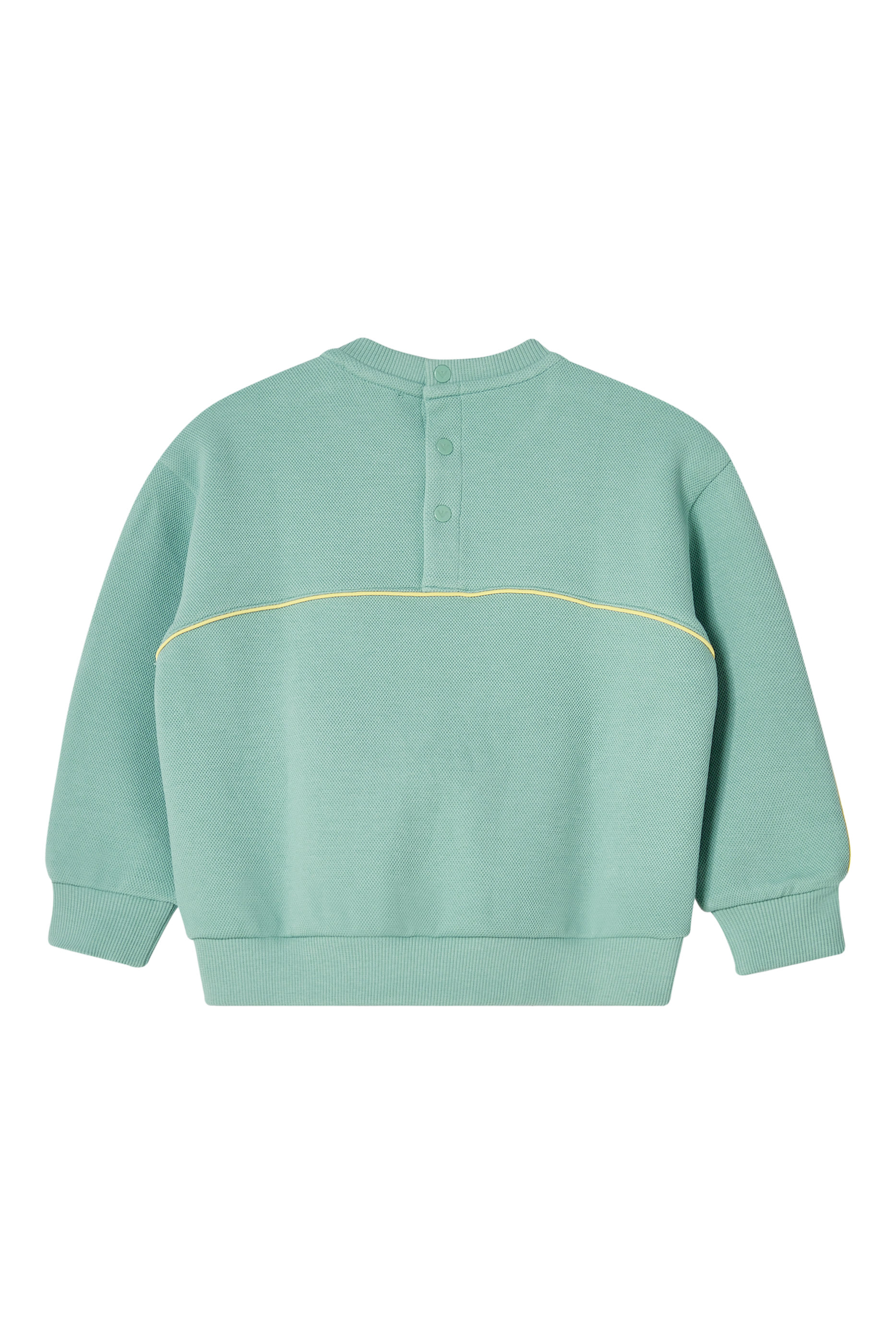 Kids Logo and Piping Piqu&eacute; Sweatshirt