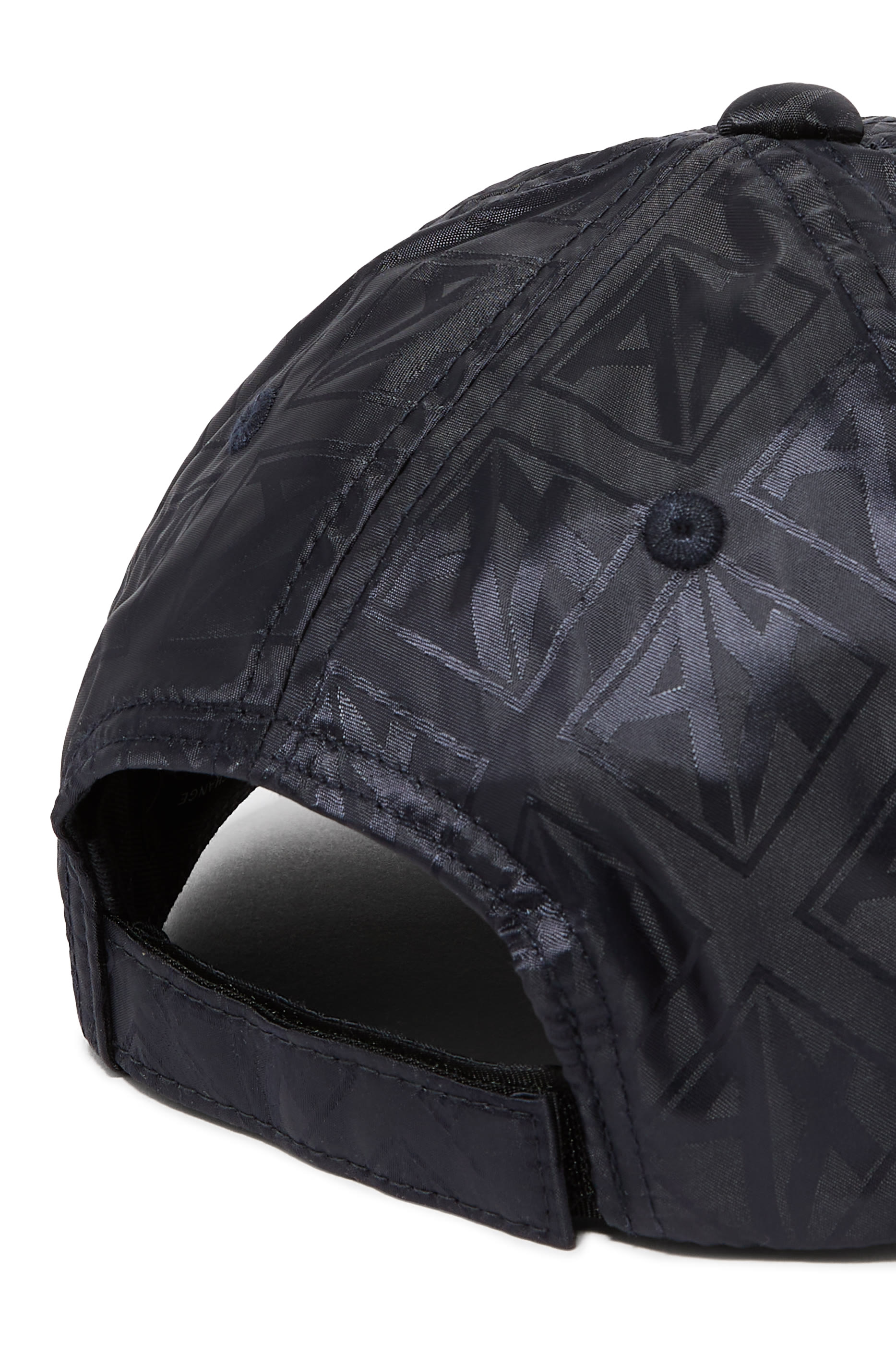 Logo Satin Fabric Visor Hat