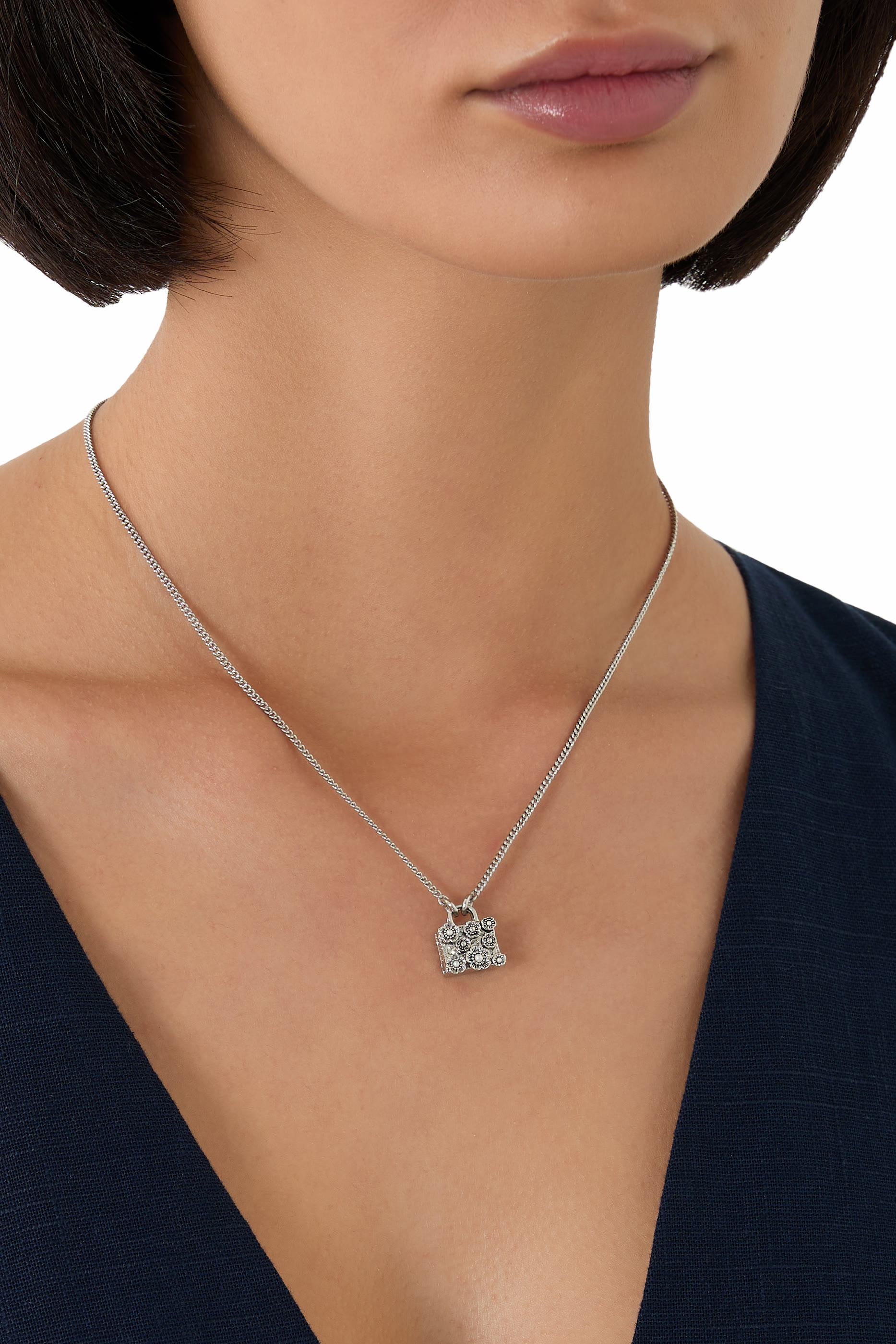 Tearose Bag Pendant Necklace