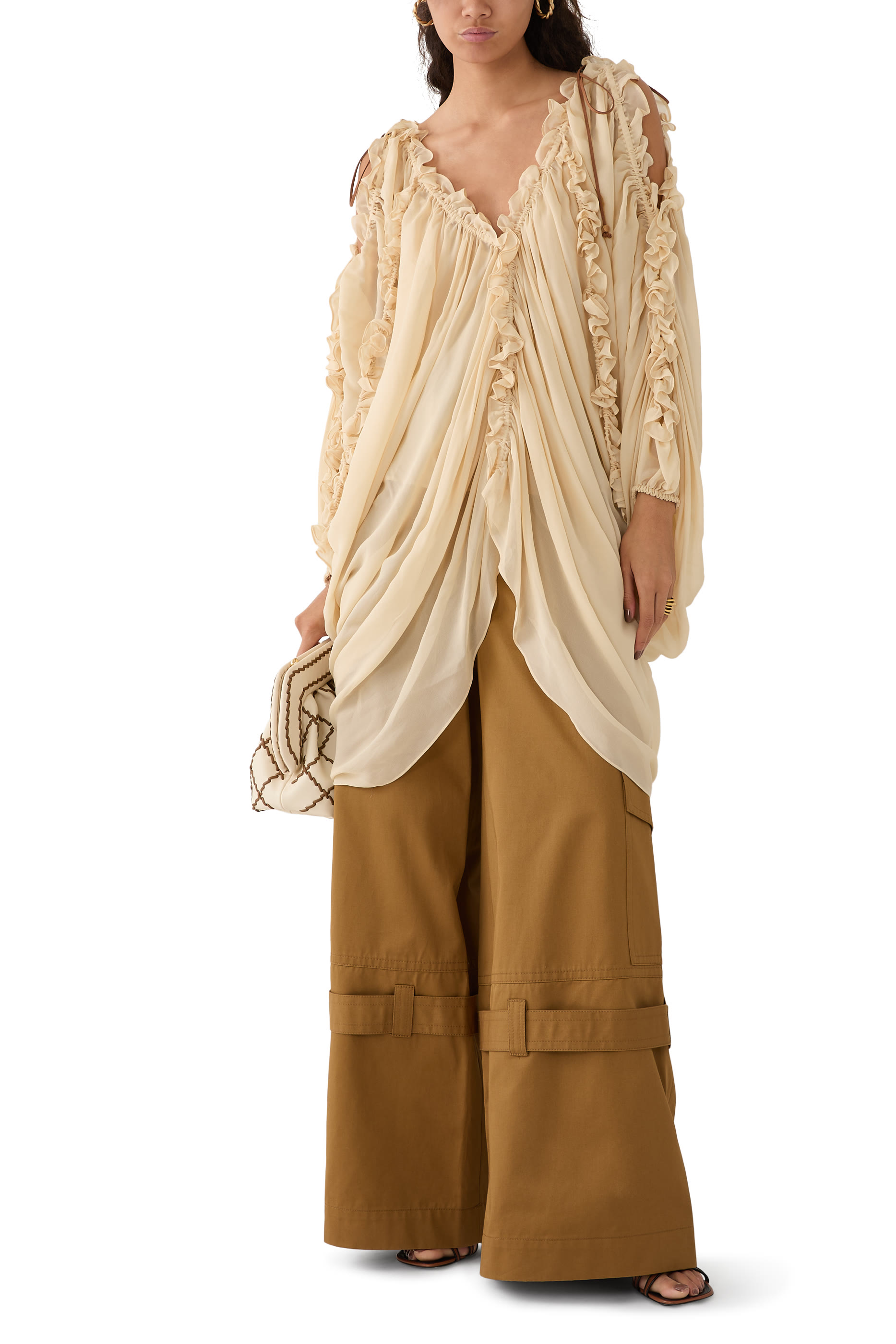 Illuminate Draped Blouse