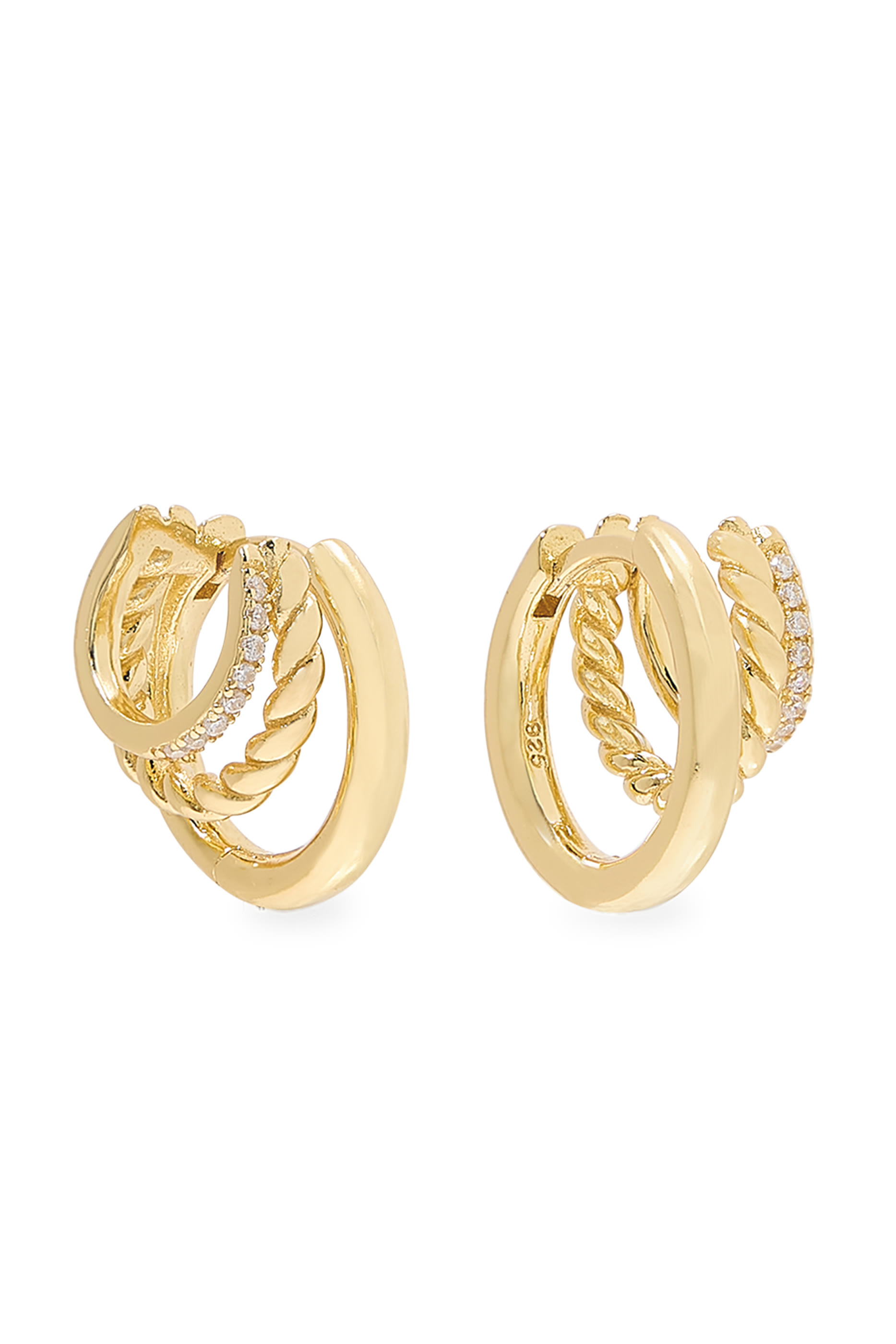 Charlee Triple Earrings