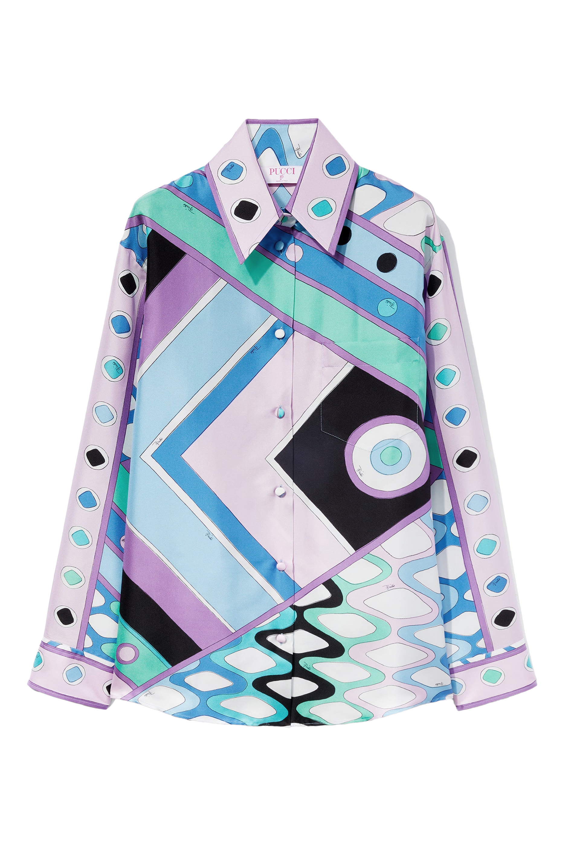 Vivara-Print Silk-Twill Shirt