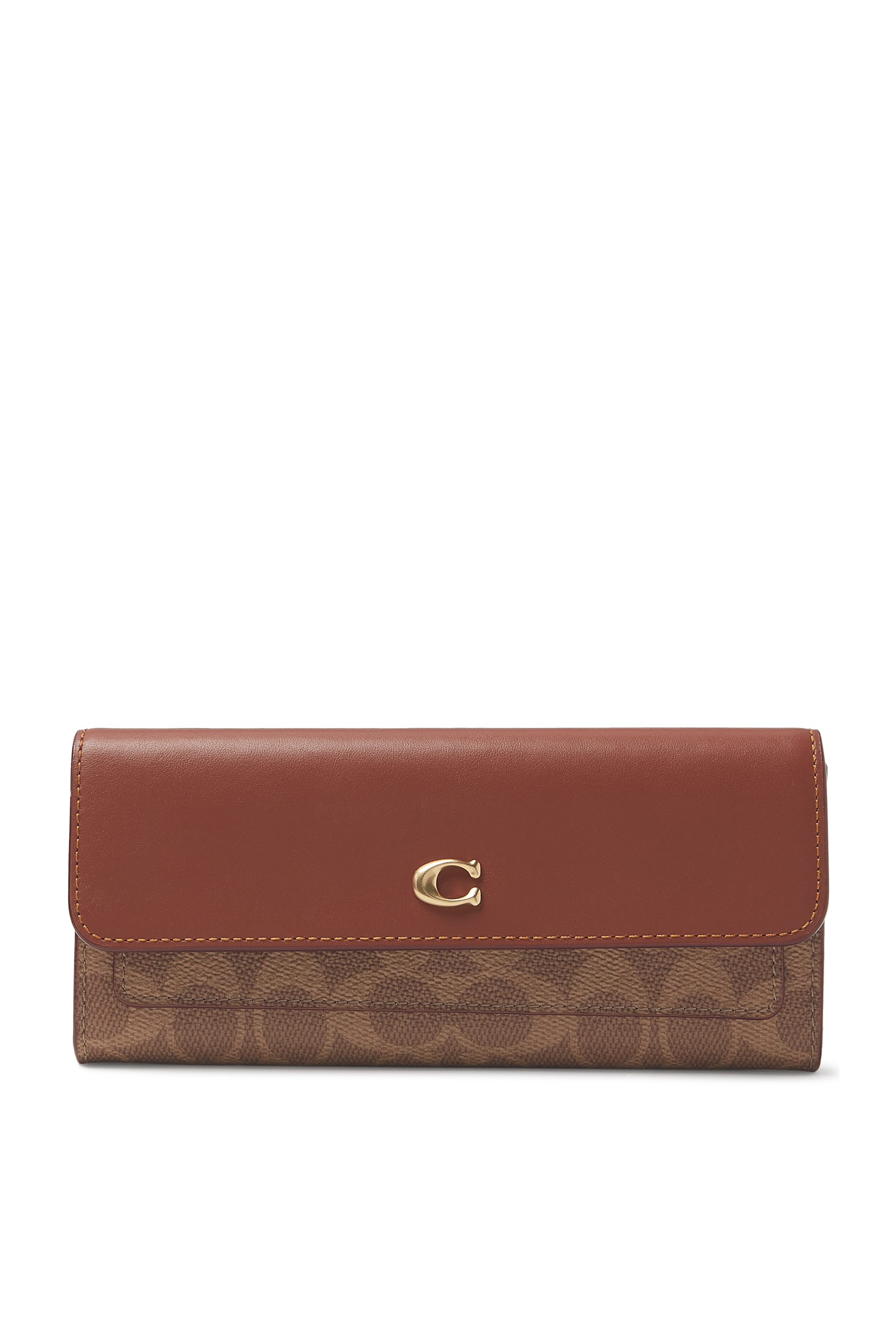 Essential Signature Canvas Long Wallet