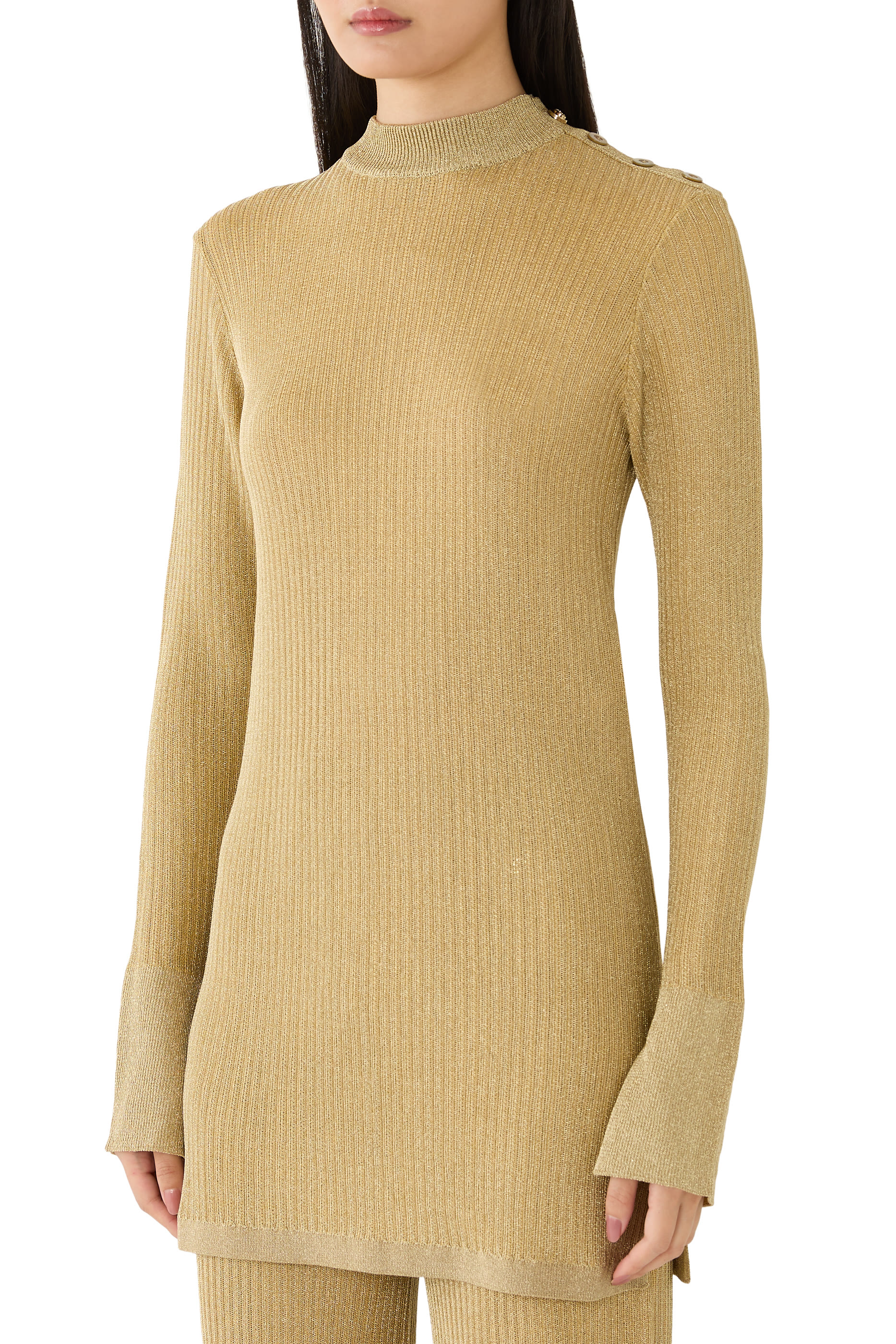 Long Sleeves Crewneck Top