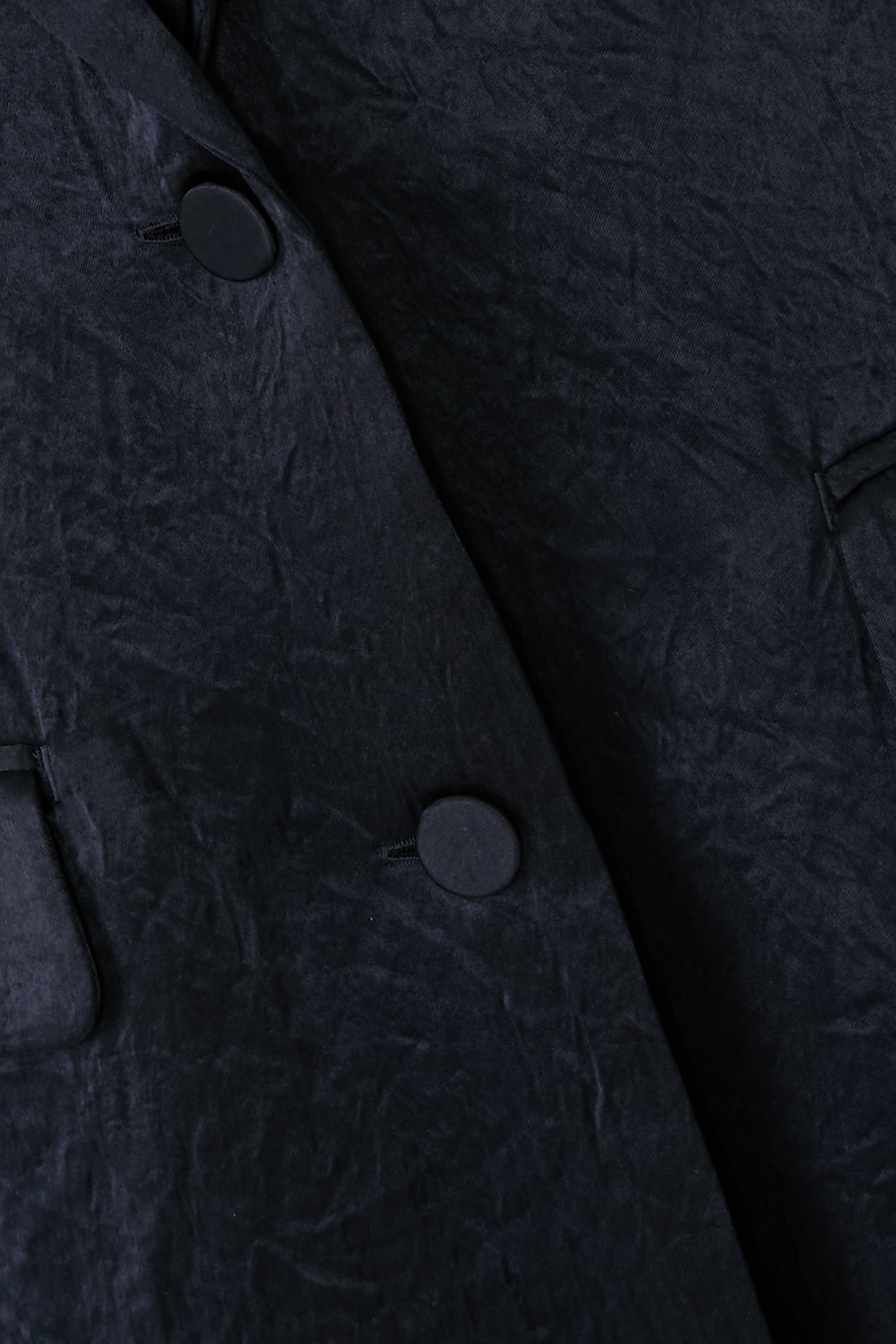 Textured Satin Long Blazer