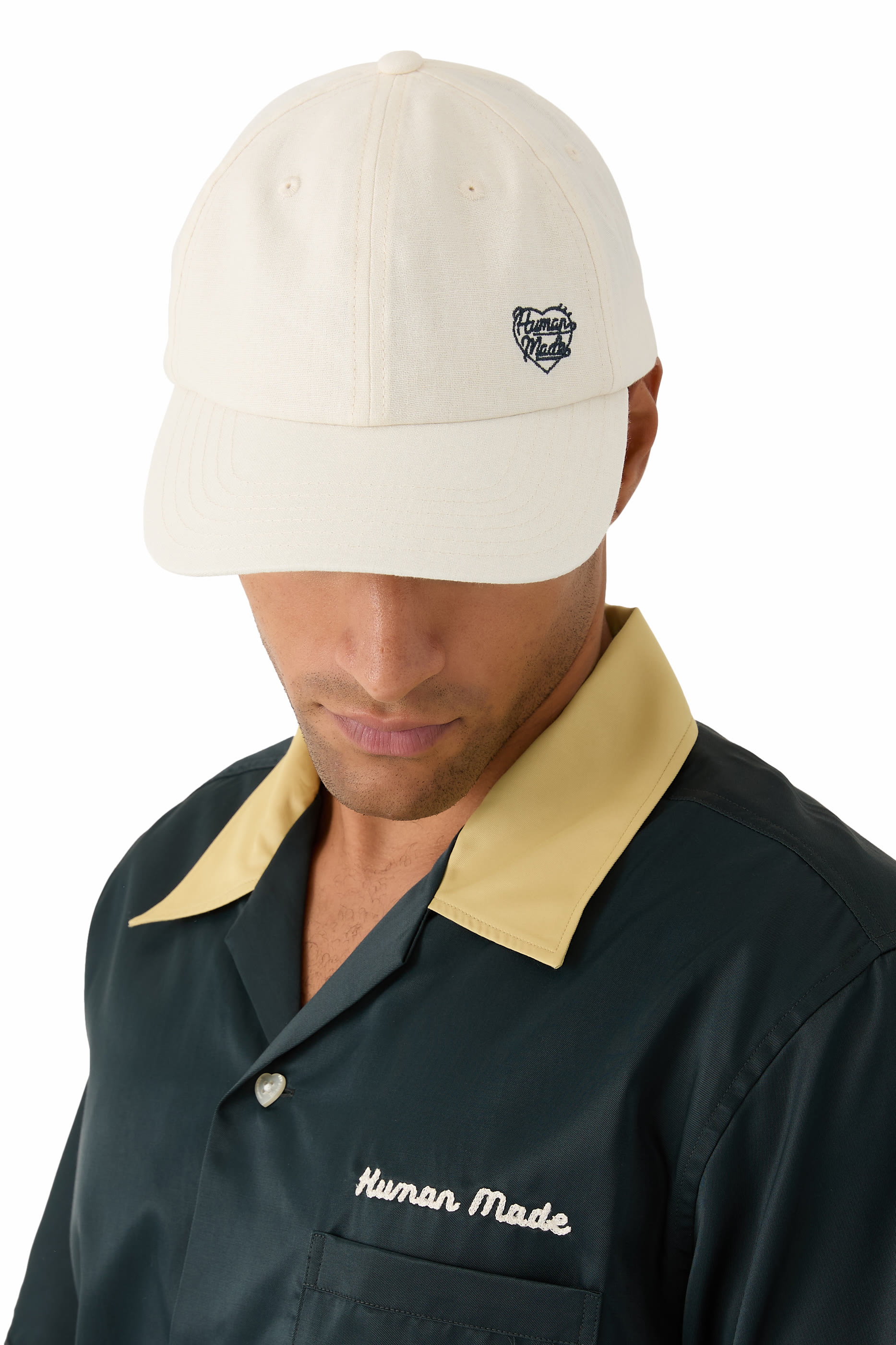 Logo Linen Cap