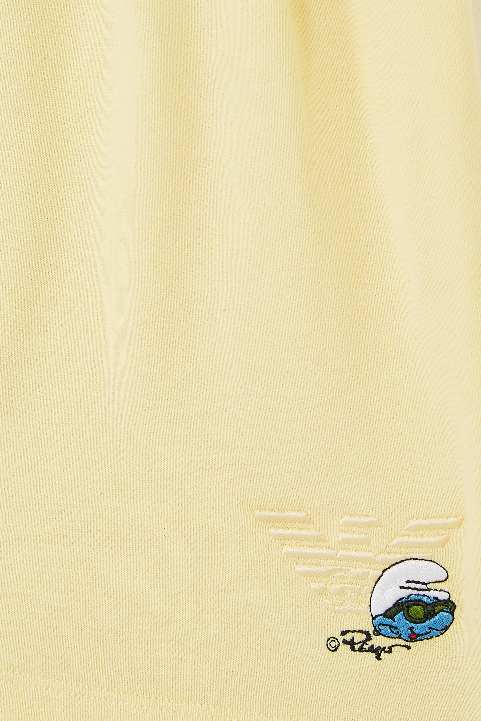 Kids Embroidered Smurf Shorts