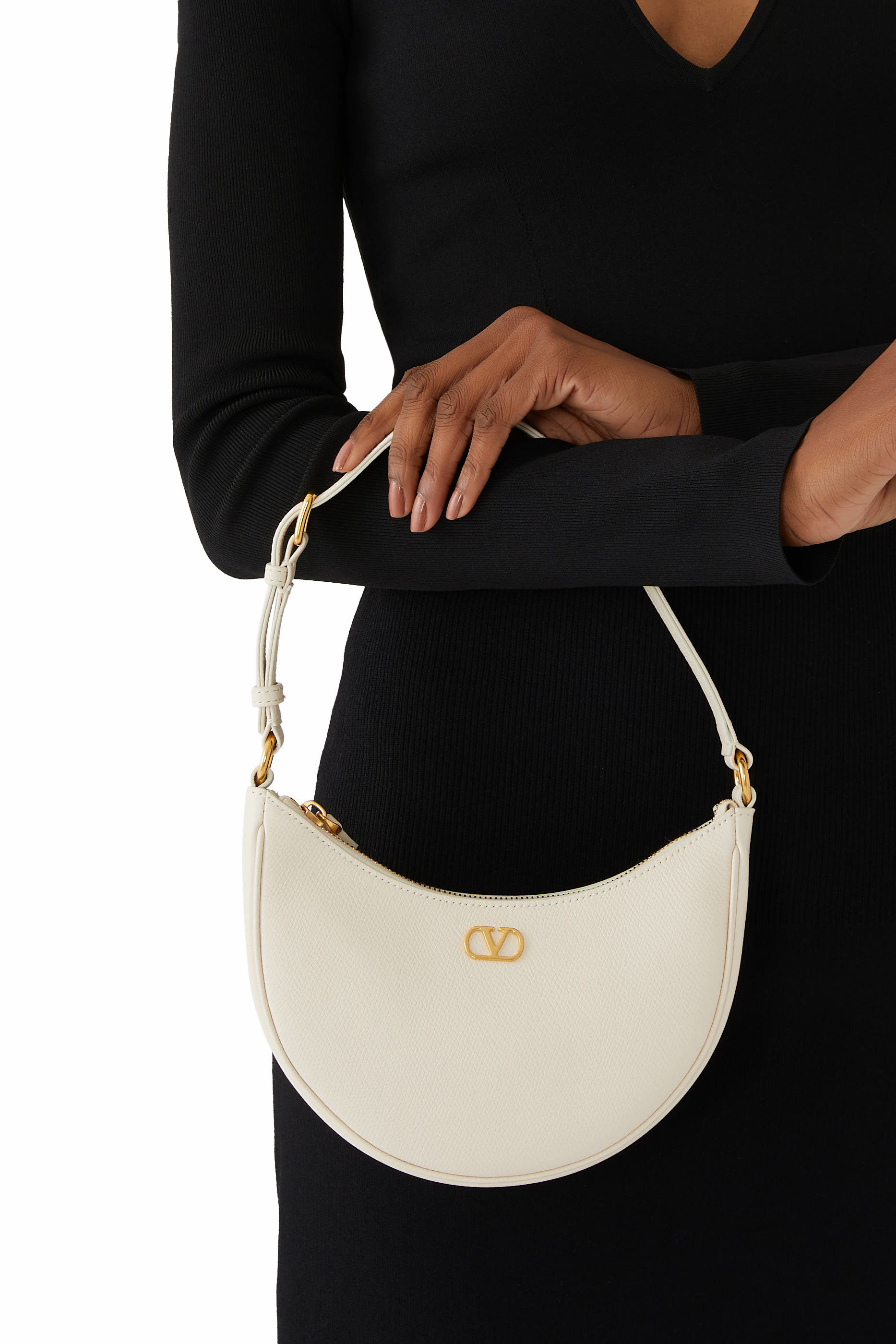 VLogo Signature Mini Hobo Bag