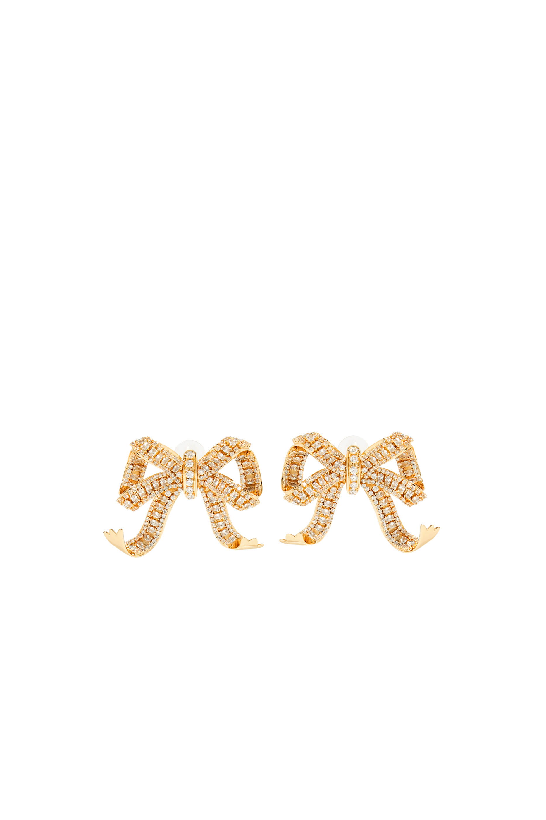 Crystal Bow Earrings