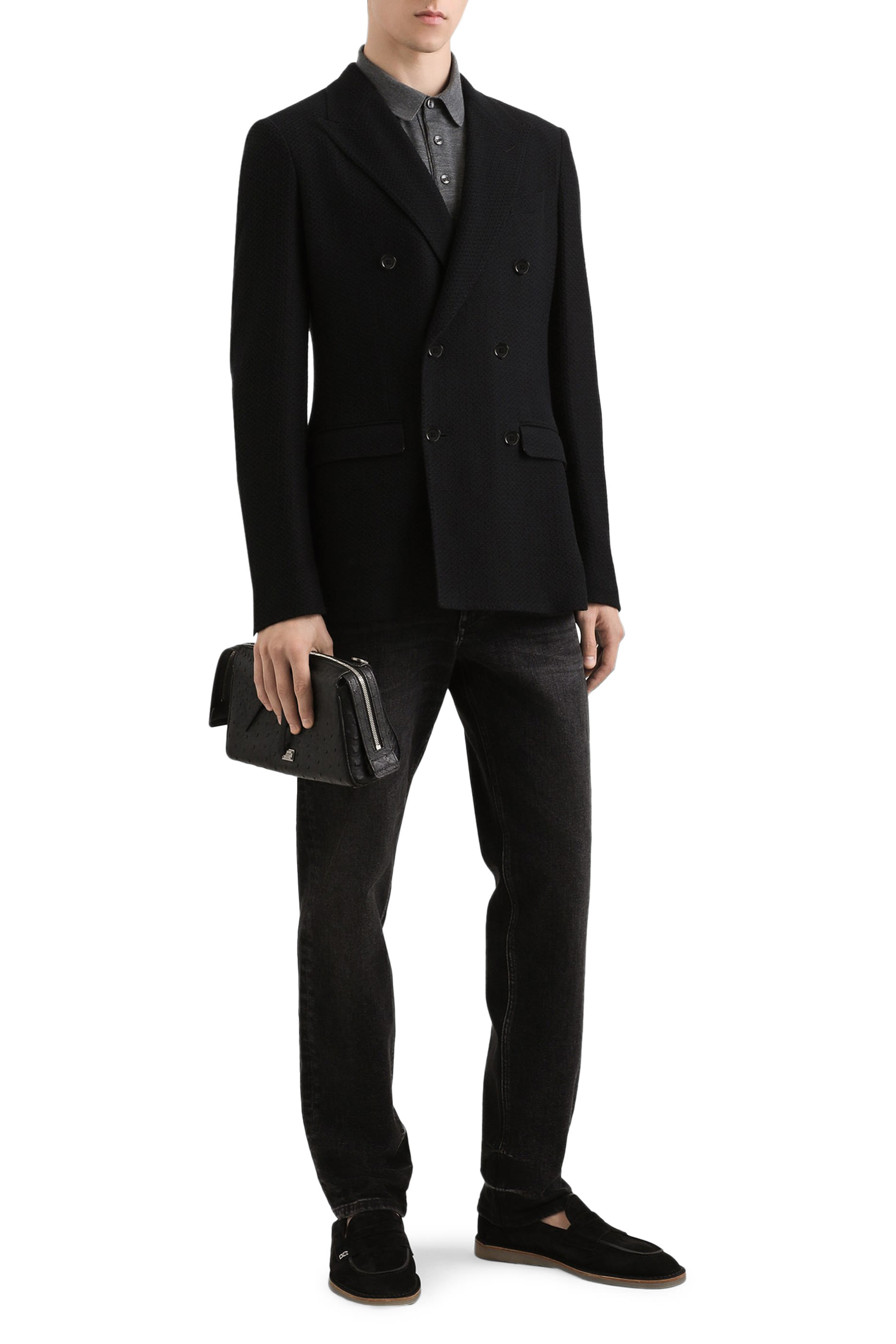 DG Logo Patch Denim Trousers