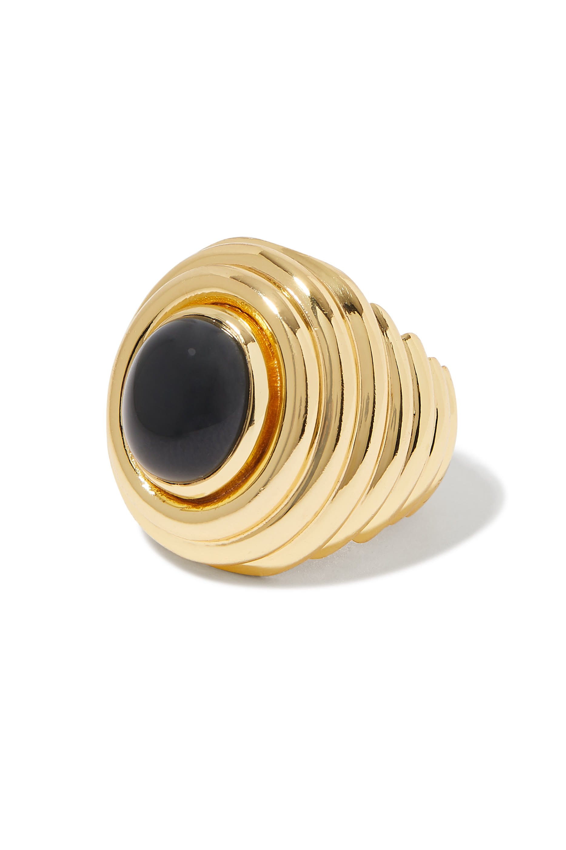 Presence Ring, 24k Gold-Plated Brass