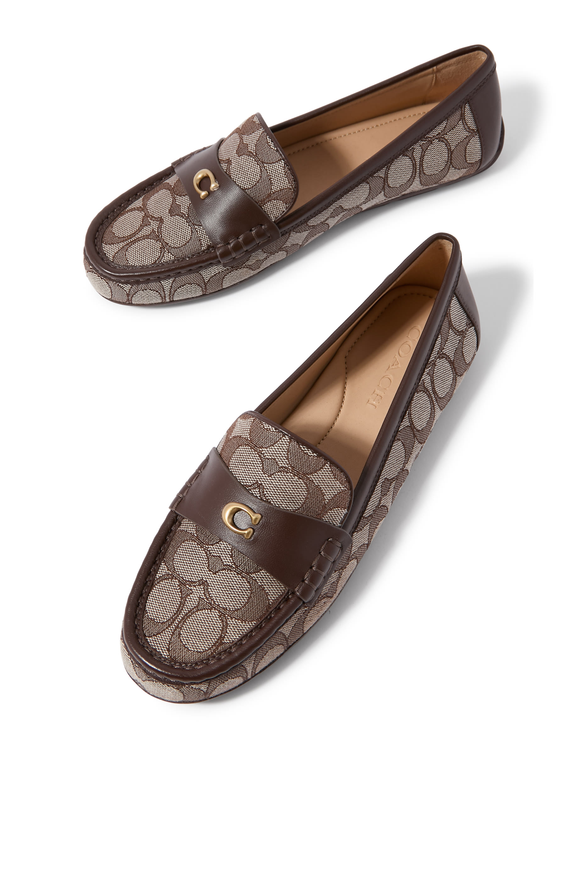  Sculpted Signature Loafers in Signature Jacquard