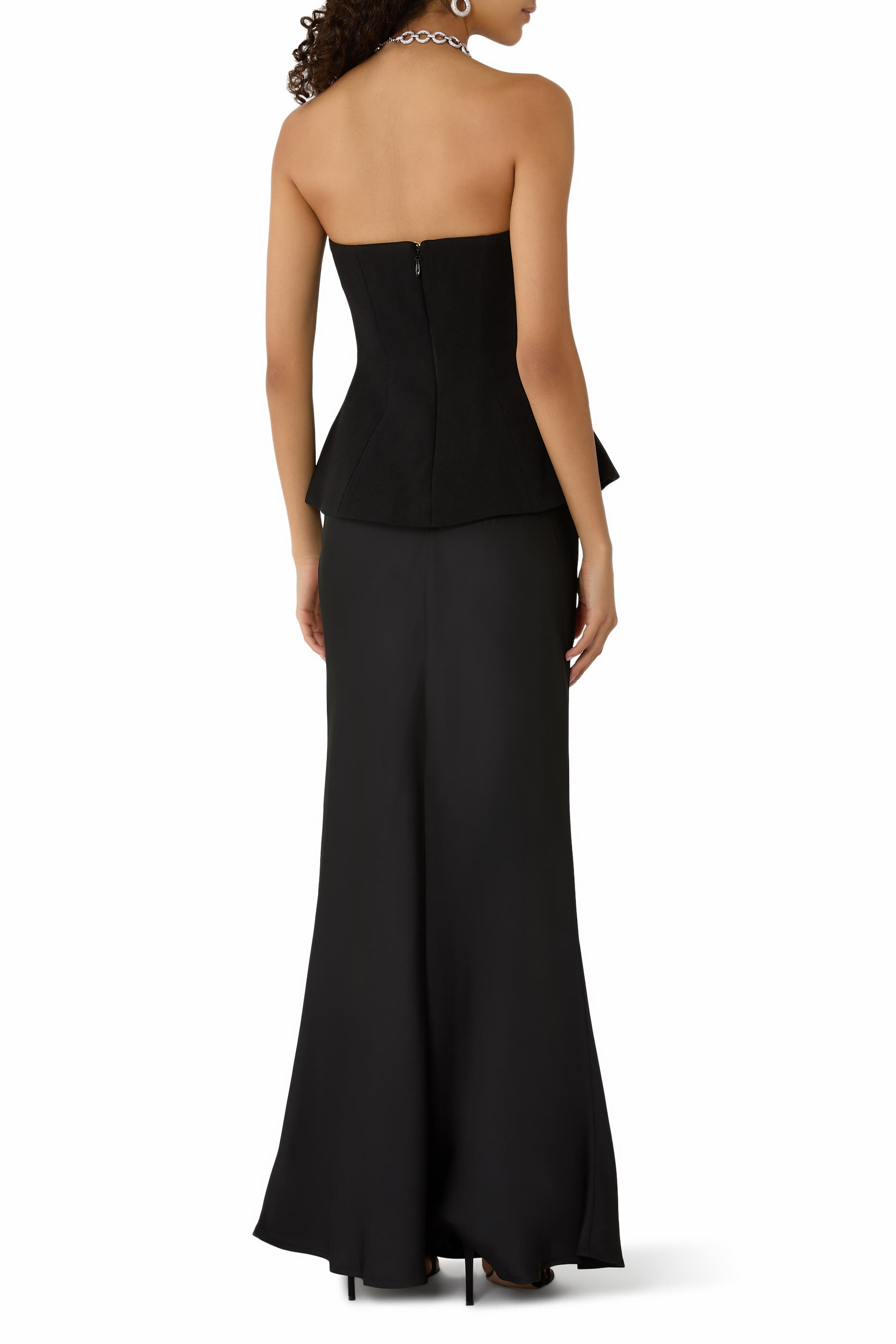 Ohio Strapless Corset Maxi Dress