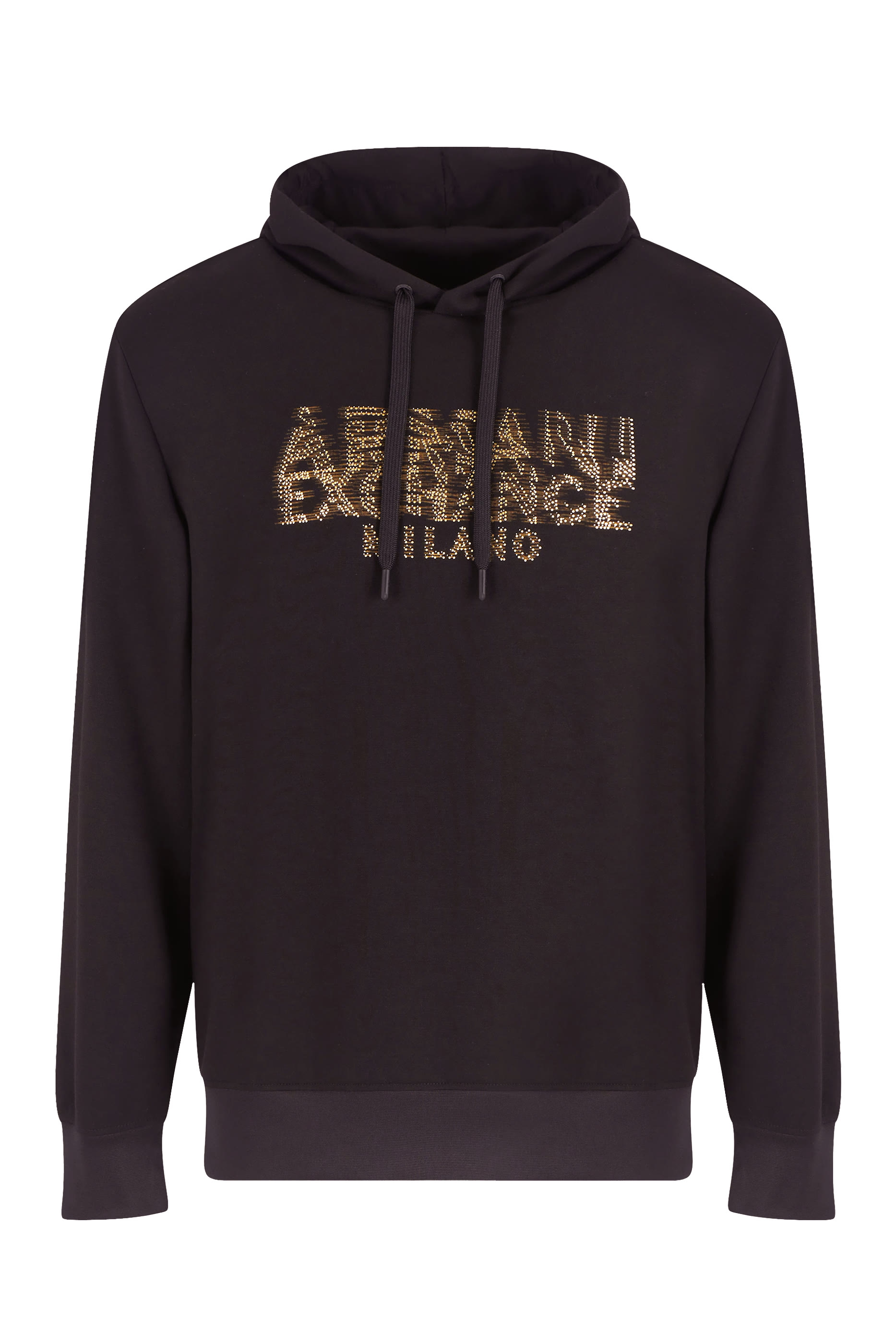 Hoodie with Blurred Logo Effect