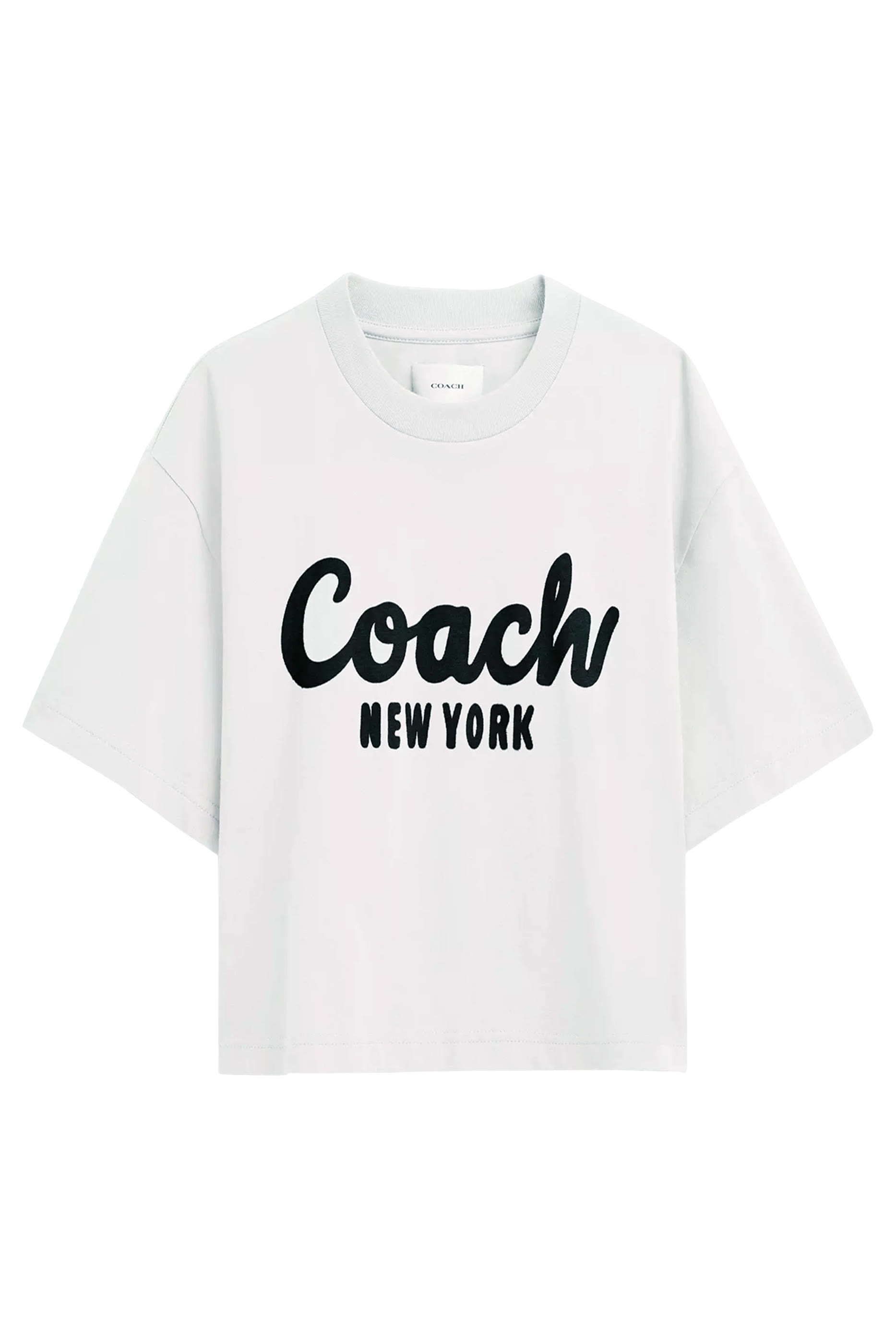 Cursive Signature Cropped T-Shirt 