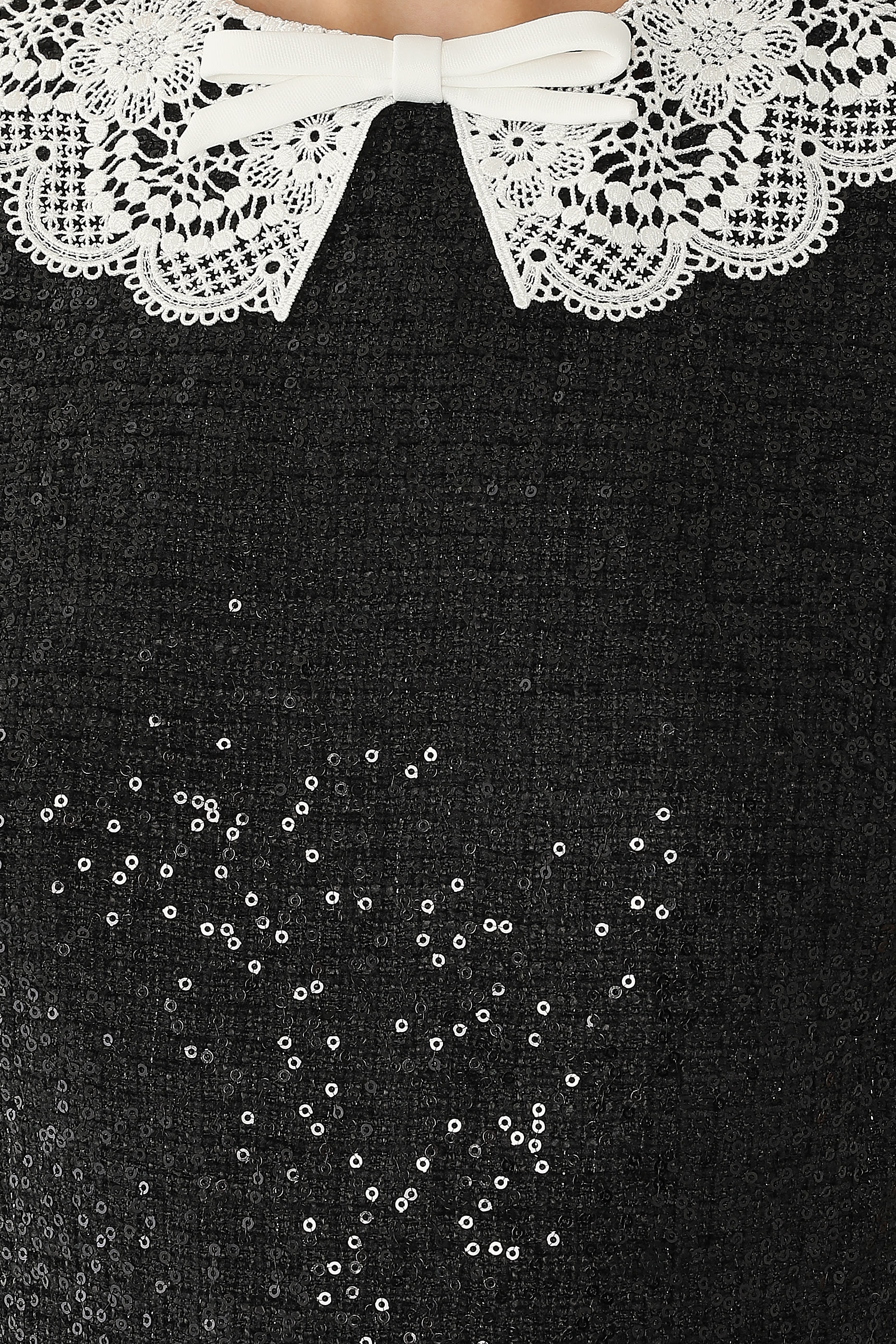 Sequin Boucl&eacute; Mini Dress