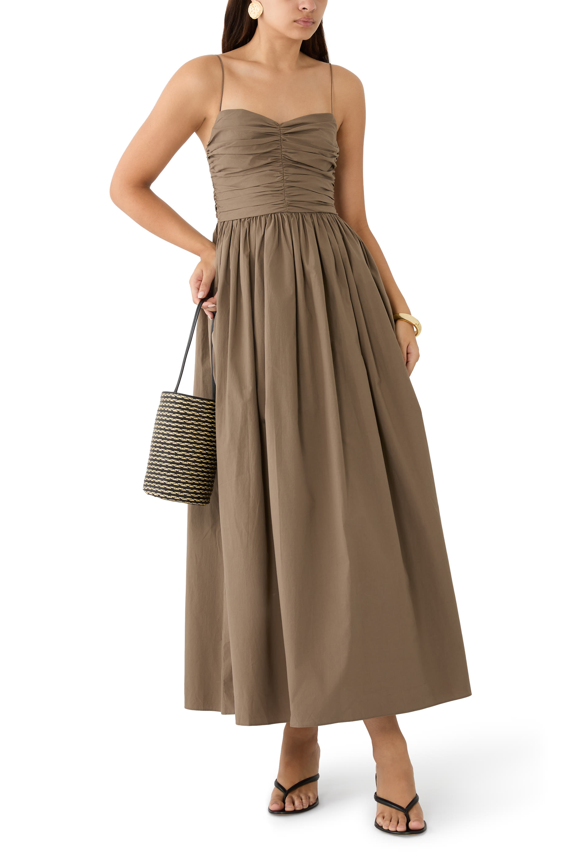 Gathered Bodice Dress