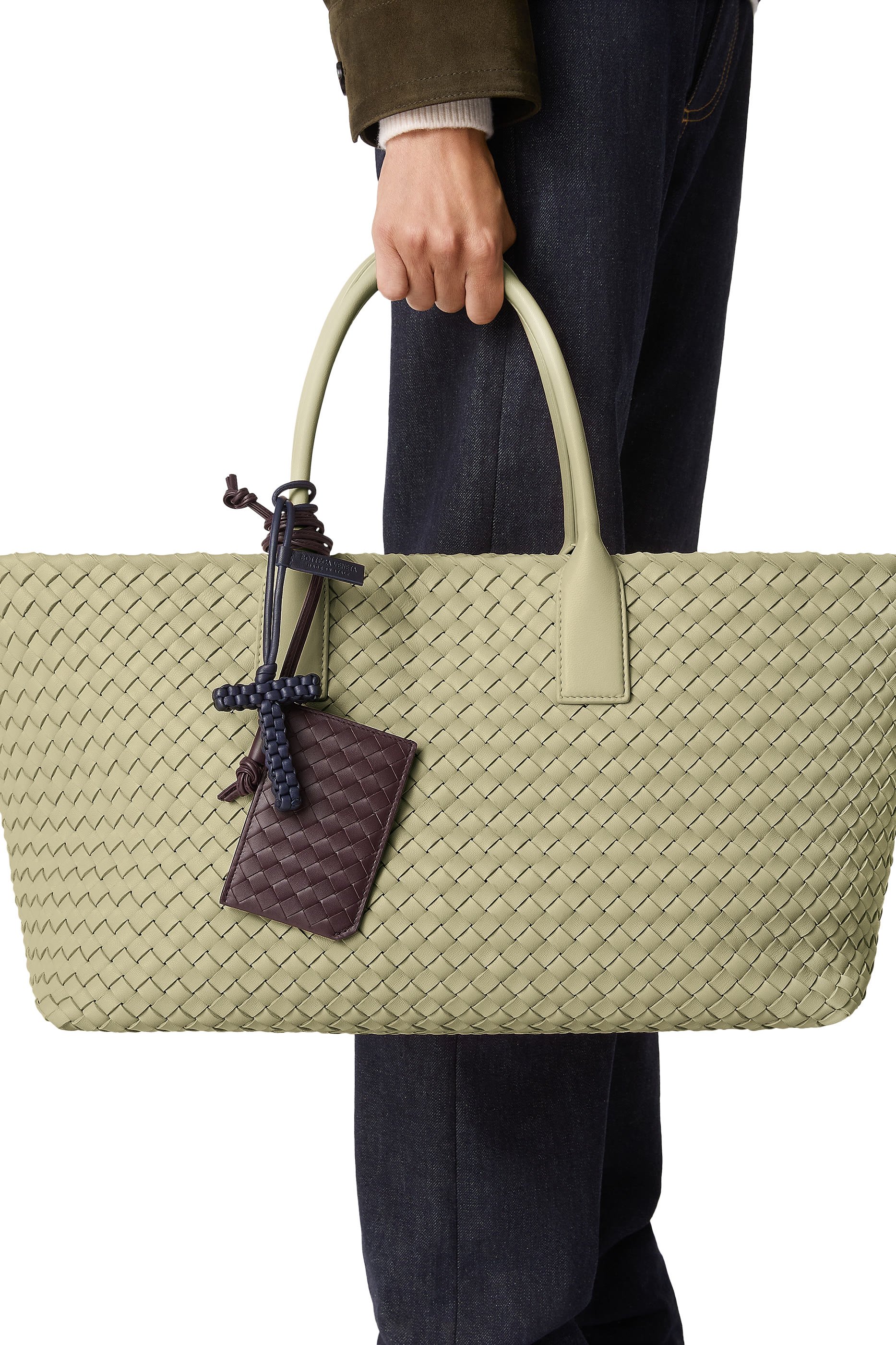  Intrecciato Piccolo Badge Holder 