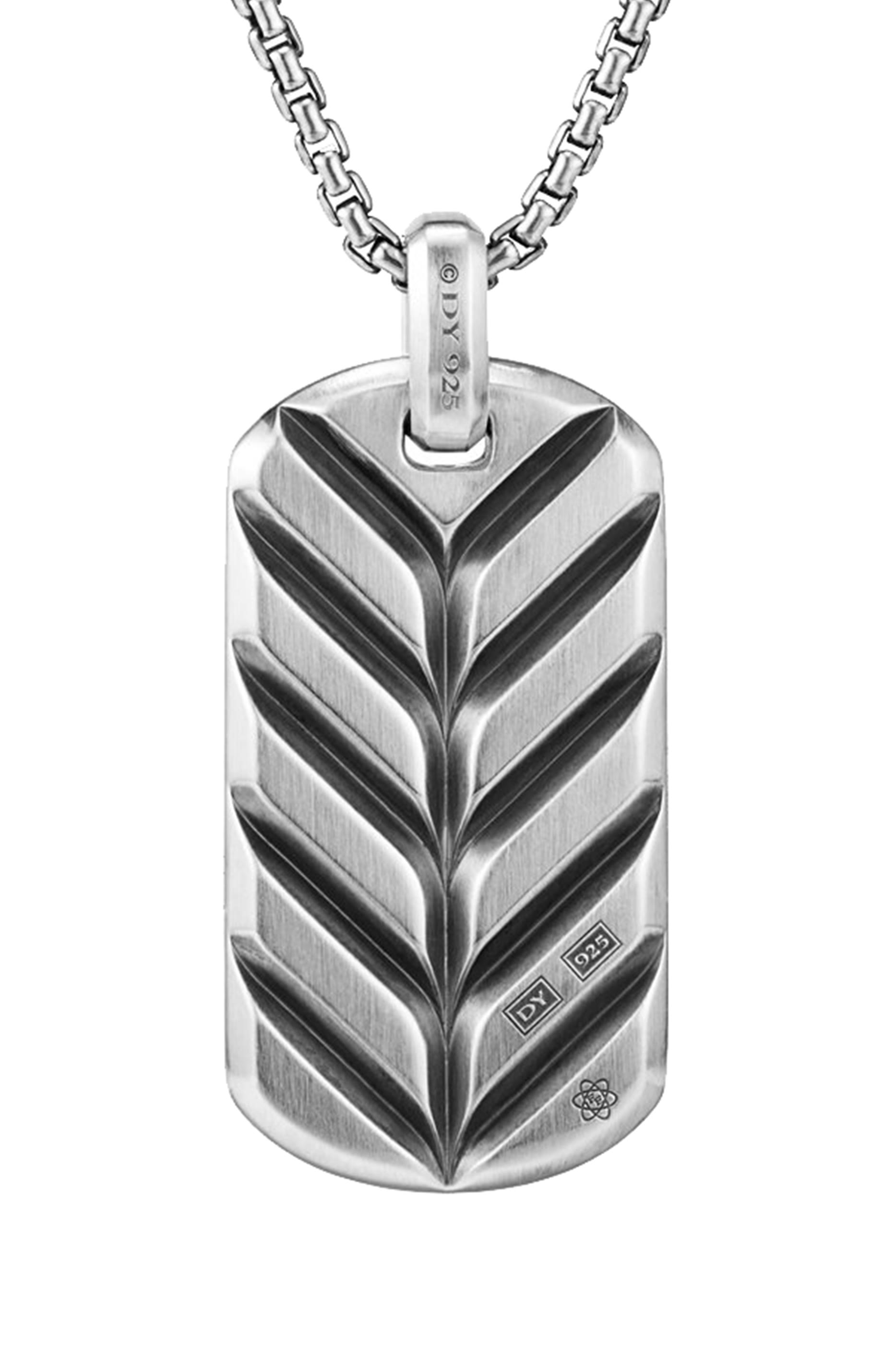 Black Onyx Tag Pendant