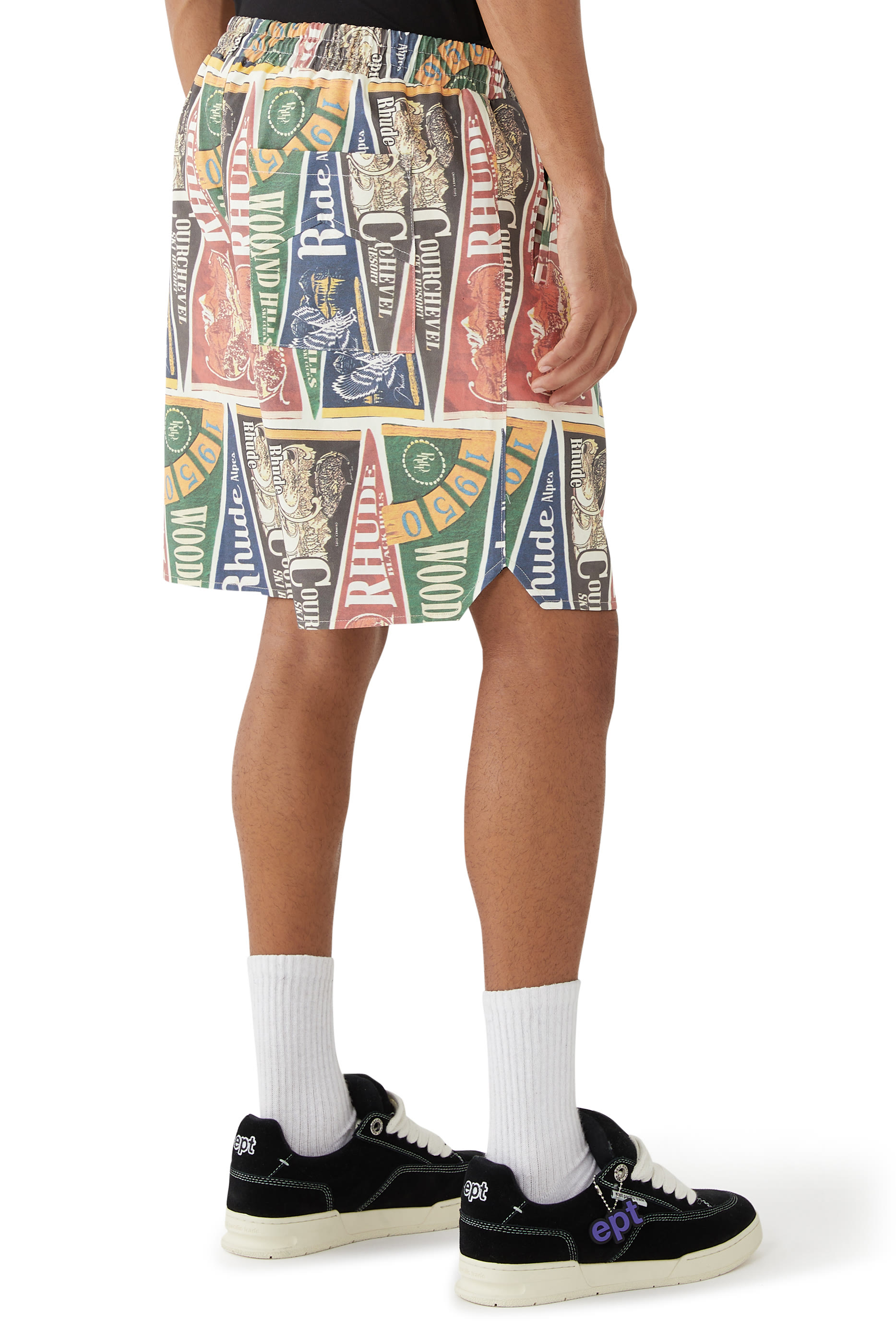 Collegiate Flag Twill Shorts