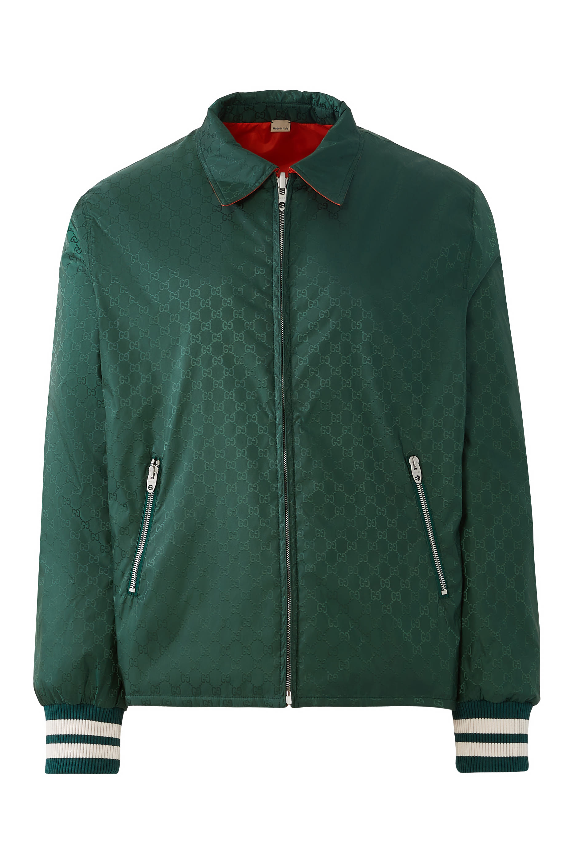 Reversible GG Nylon Jacquard Jacket