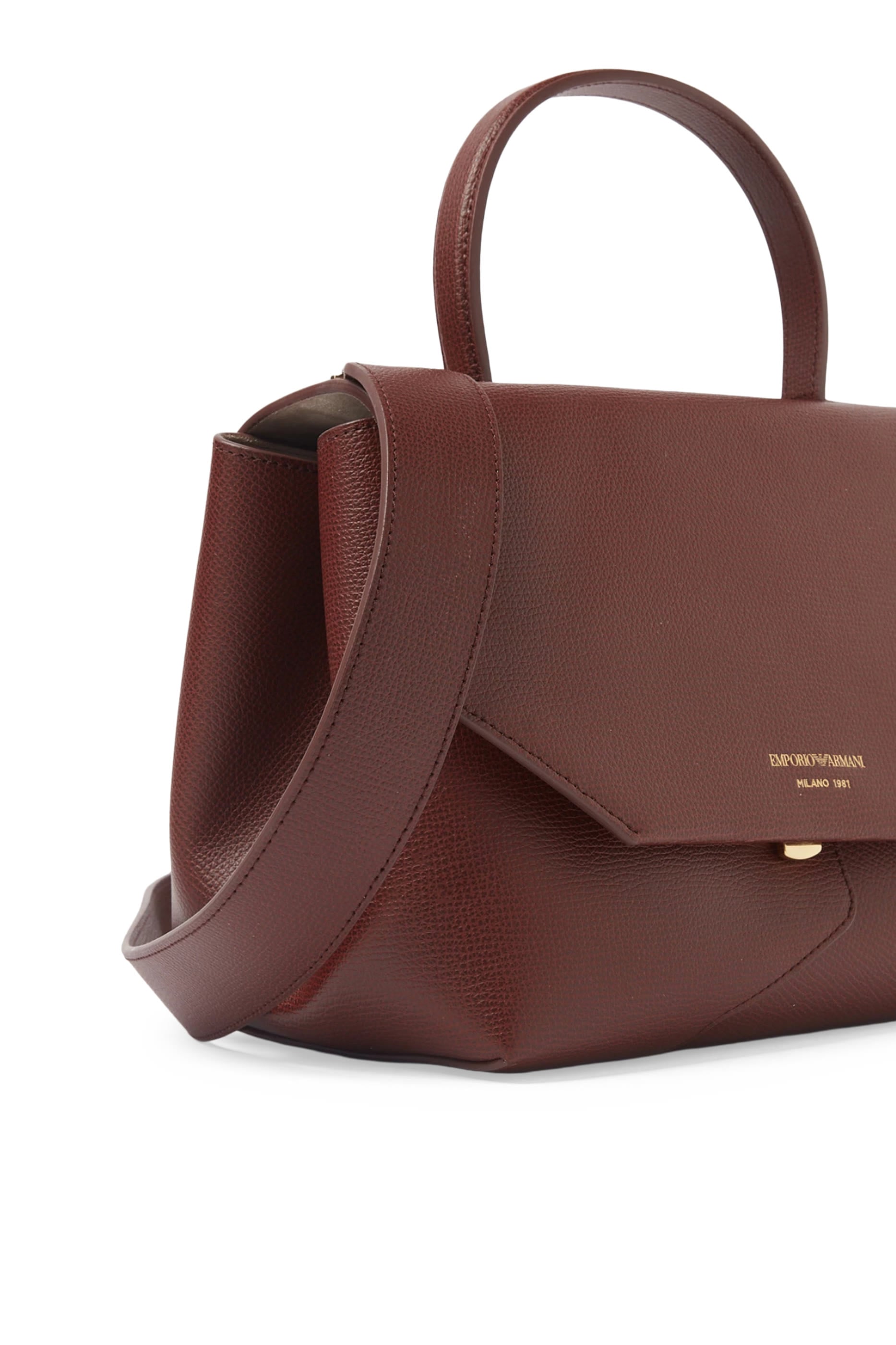 1981 Top-Handle Bag in Pebbled Leather