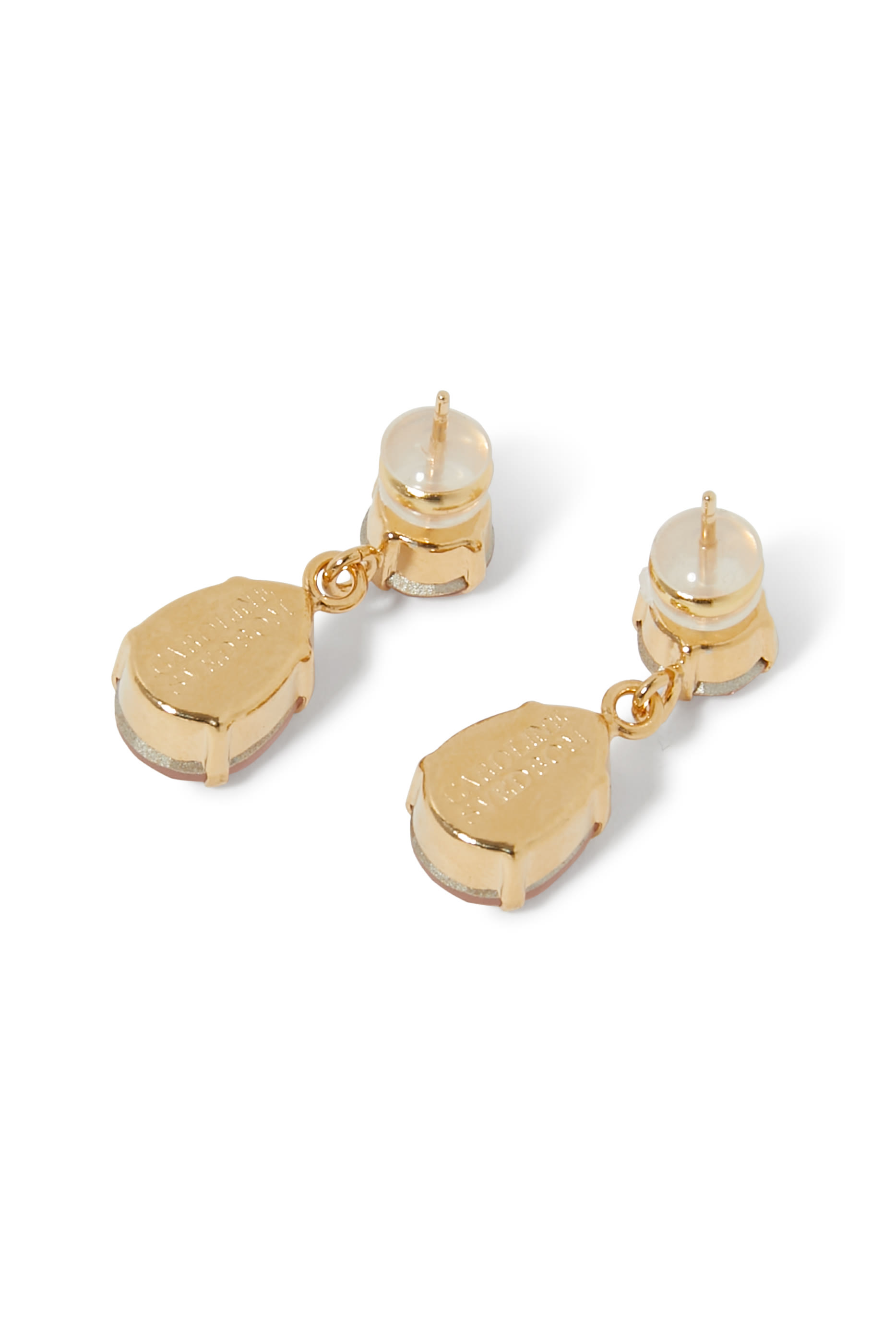 Mini Drop Earrings, 18K Gold Plating & Swarovski Crystals