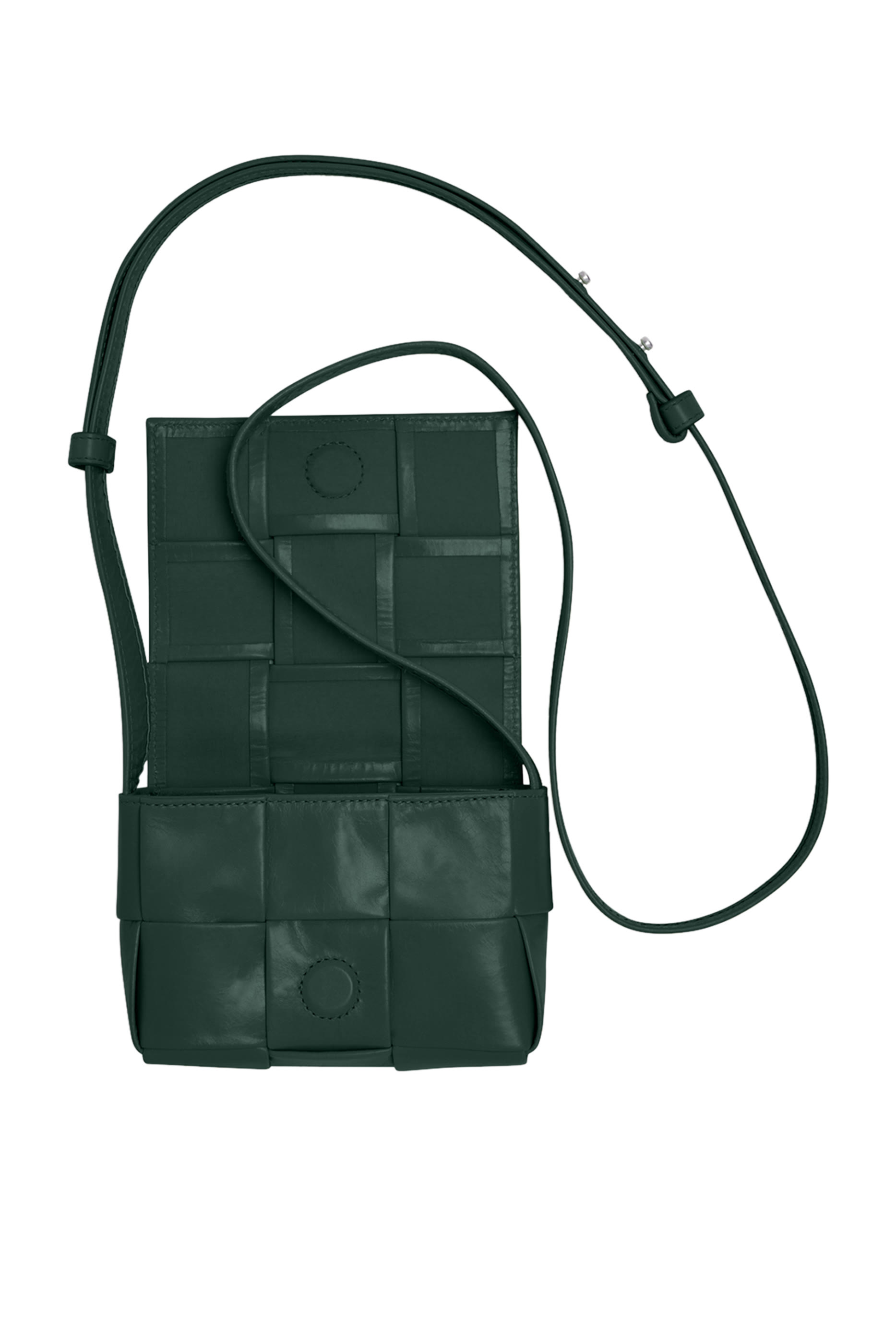 Mini Cassette Intrecciato Crossbody Bag