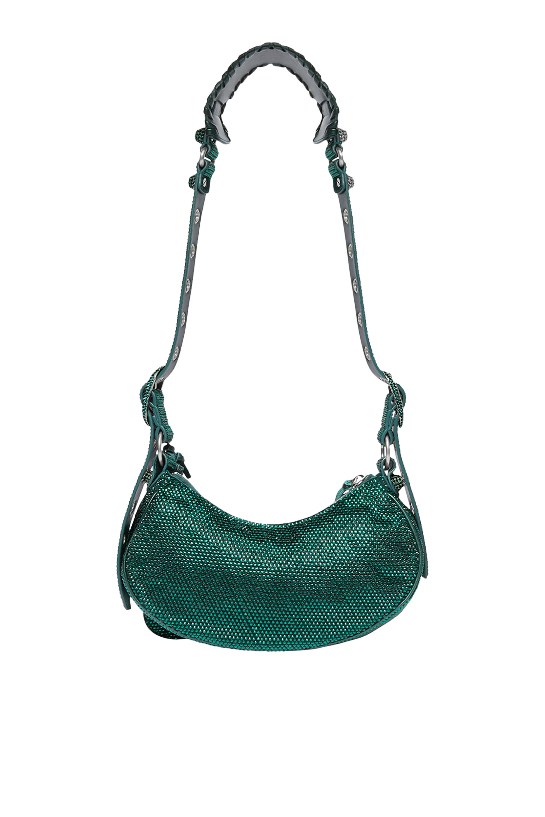 Le Cagole XS Shoulder Bag With Rhinestones