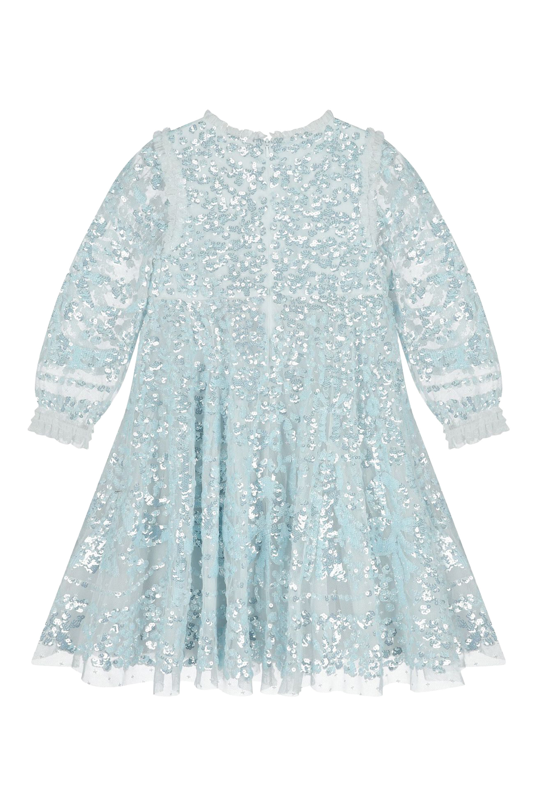 Kids Sequin Embellished Dress