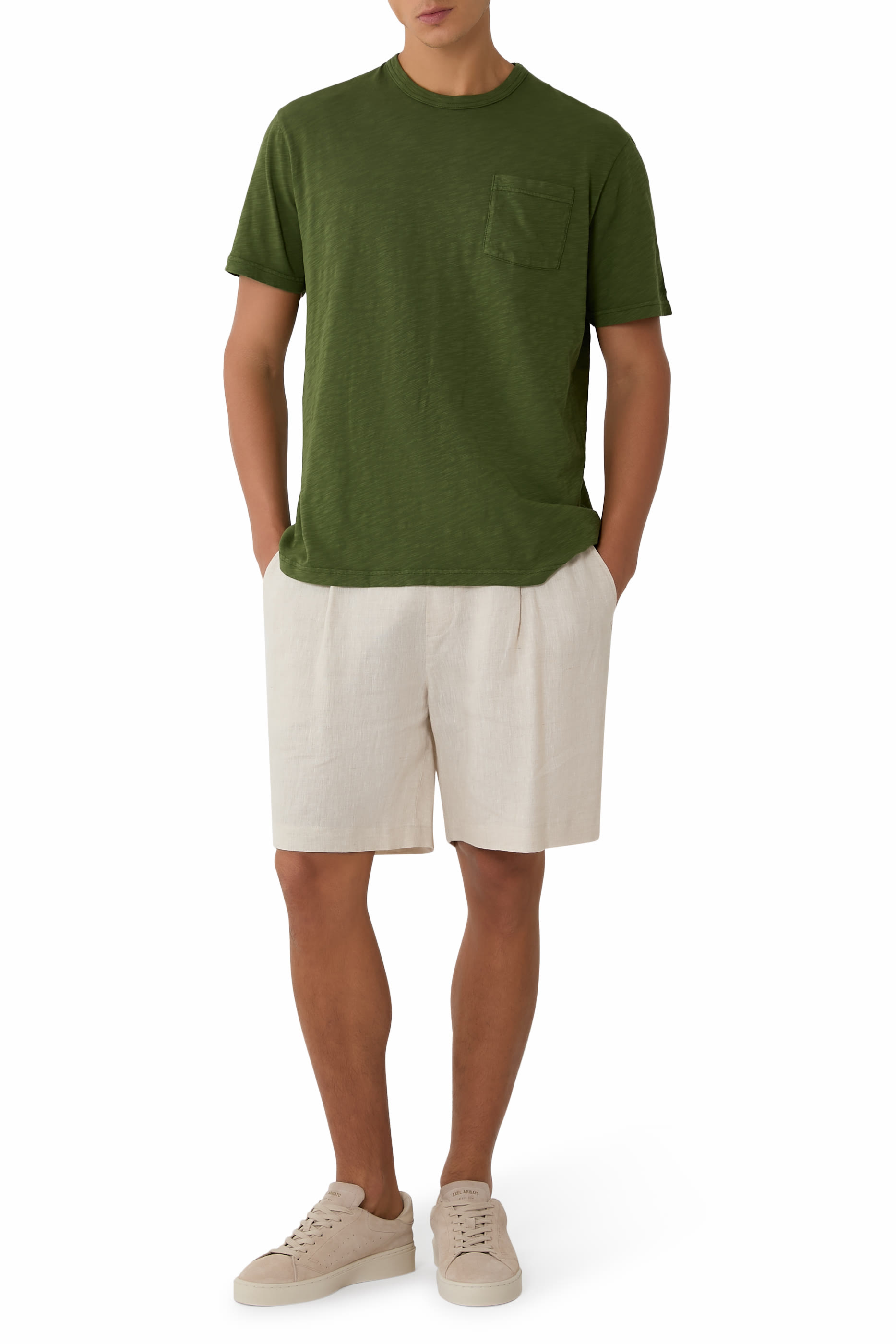 Linen Ecstasea T-shirt With Pocket