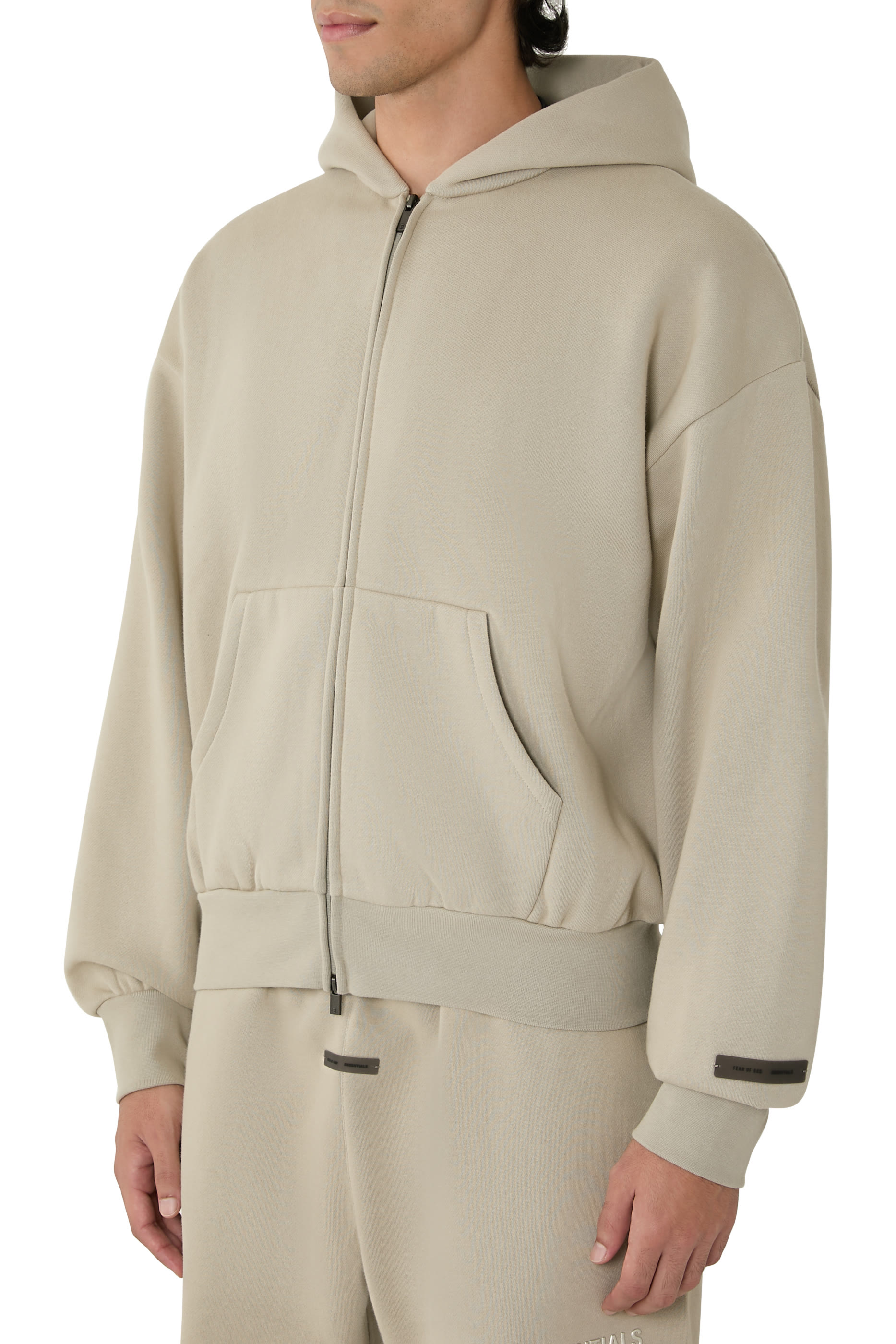 Classic Fit Fleece Zip-Up Hoodie