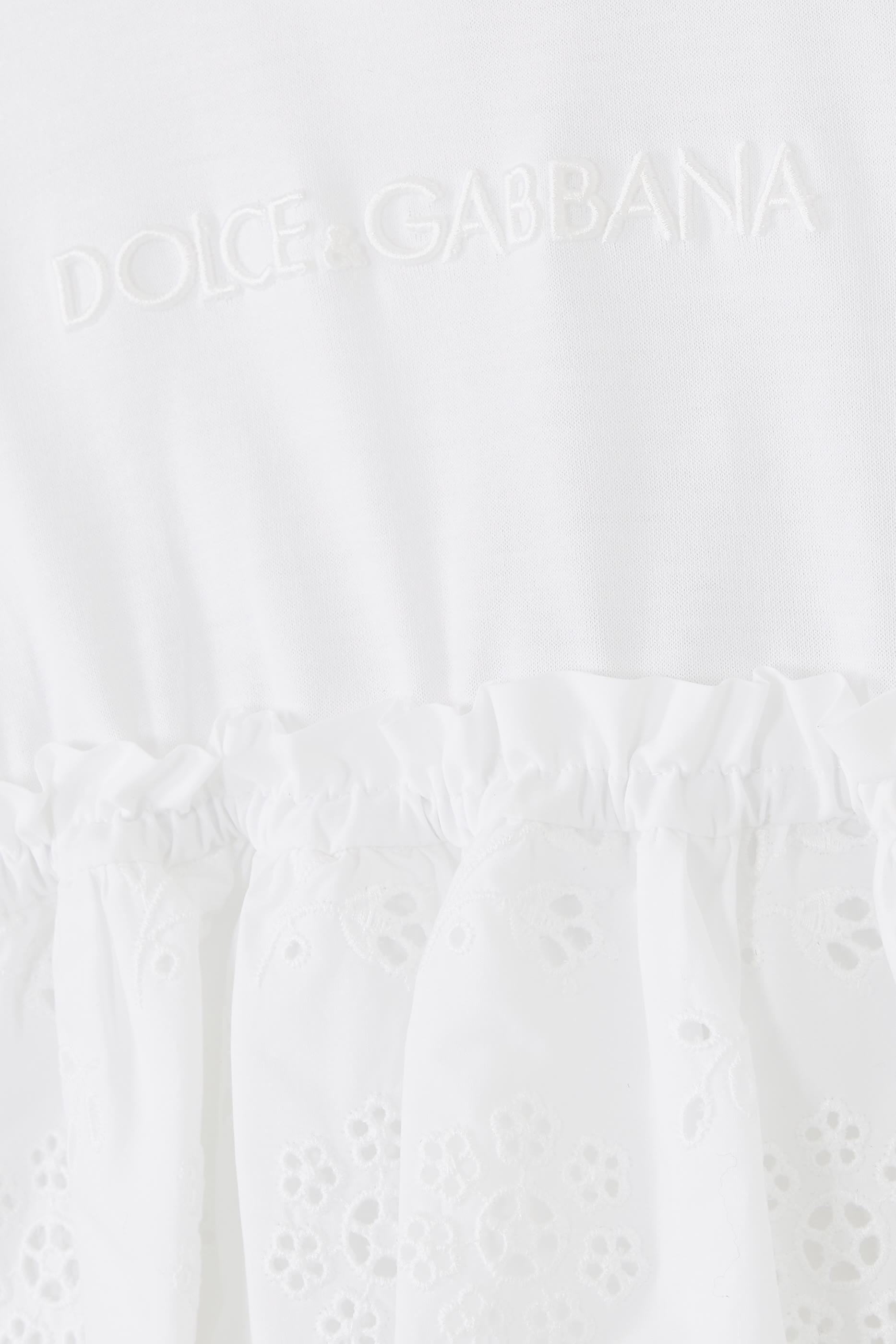 Kids Flare Ruffle Lace Dress