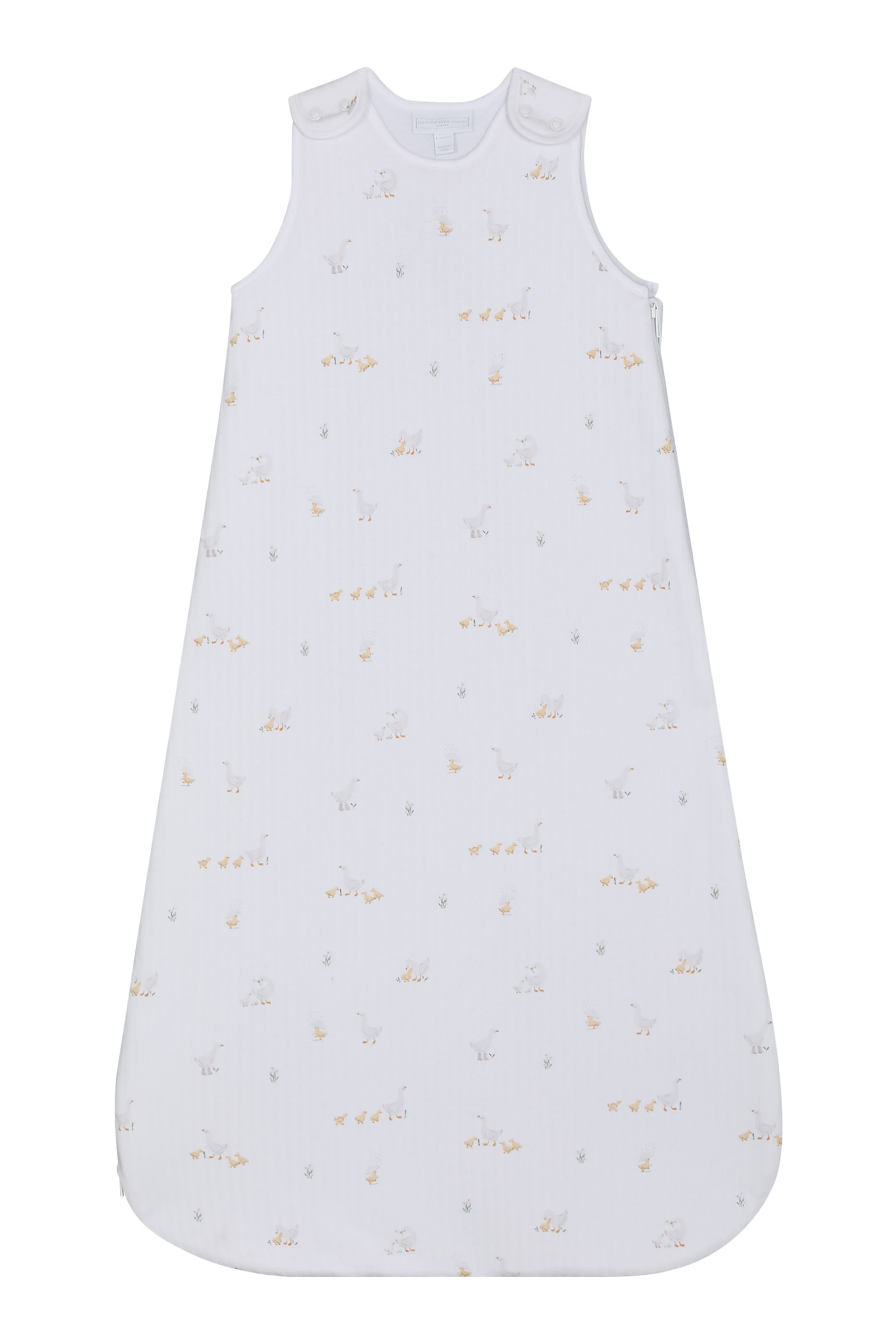 Kids Organic Quilted Cotton Blend Walking Ducklings Sleeping Bag - 2.5 Tog