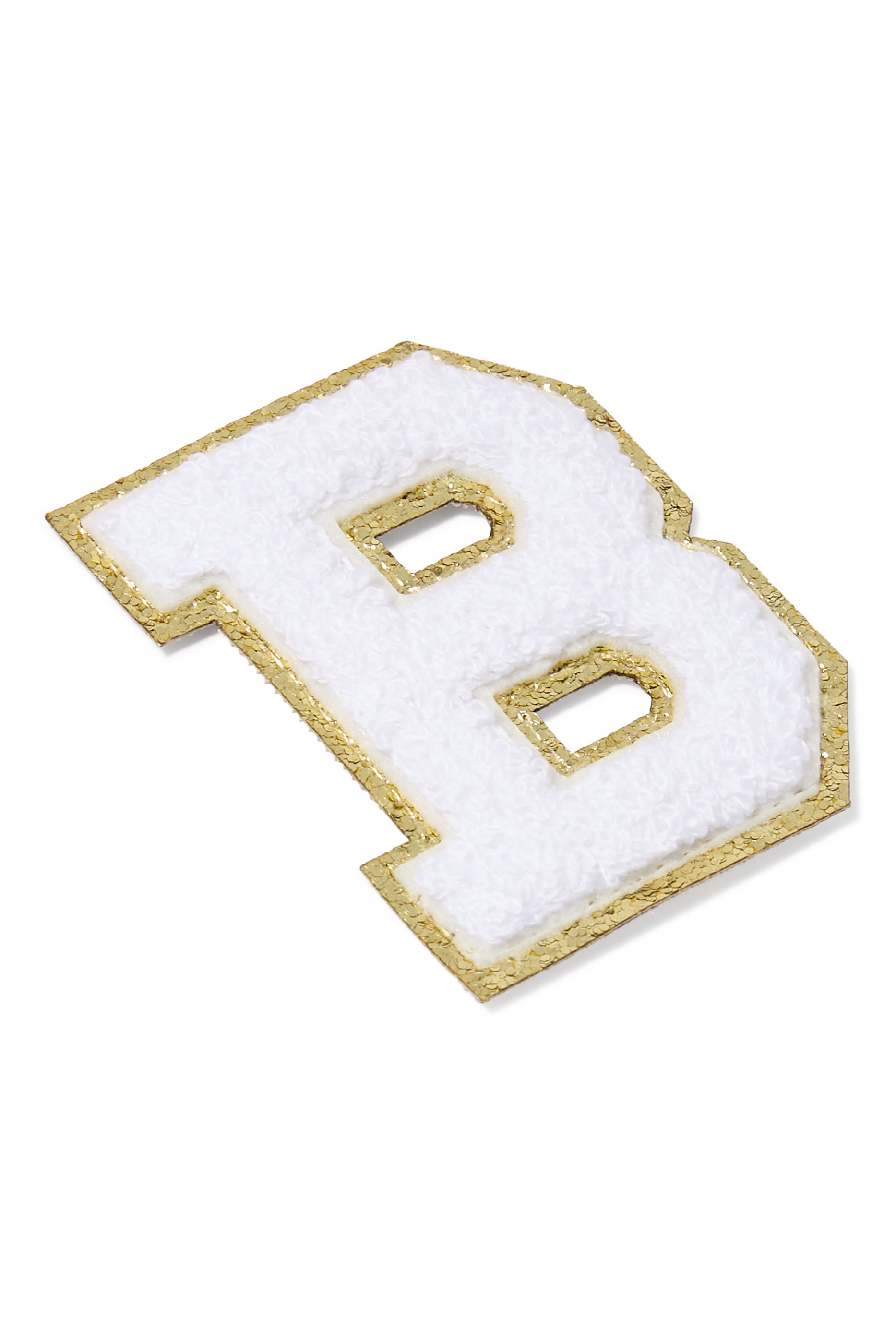 Kids Chenille Sparkle Letter 'B' Patch