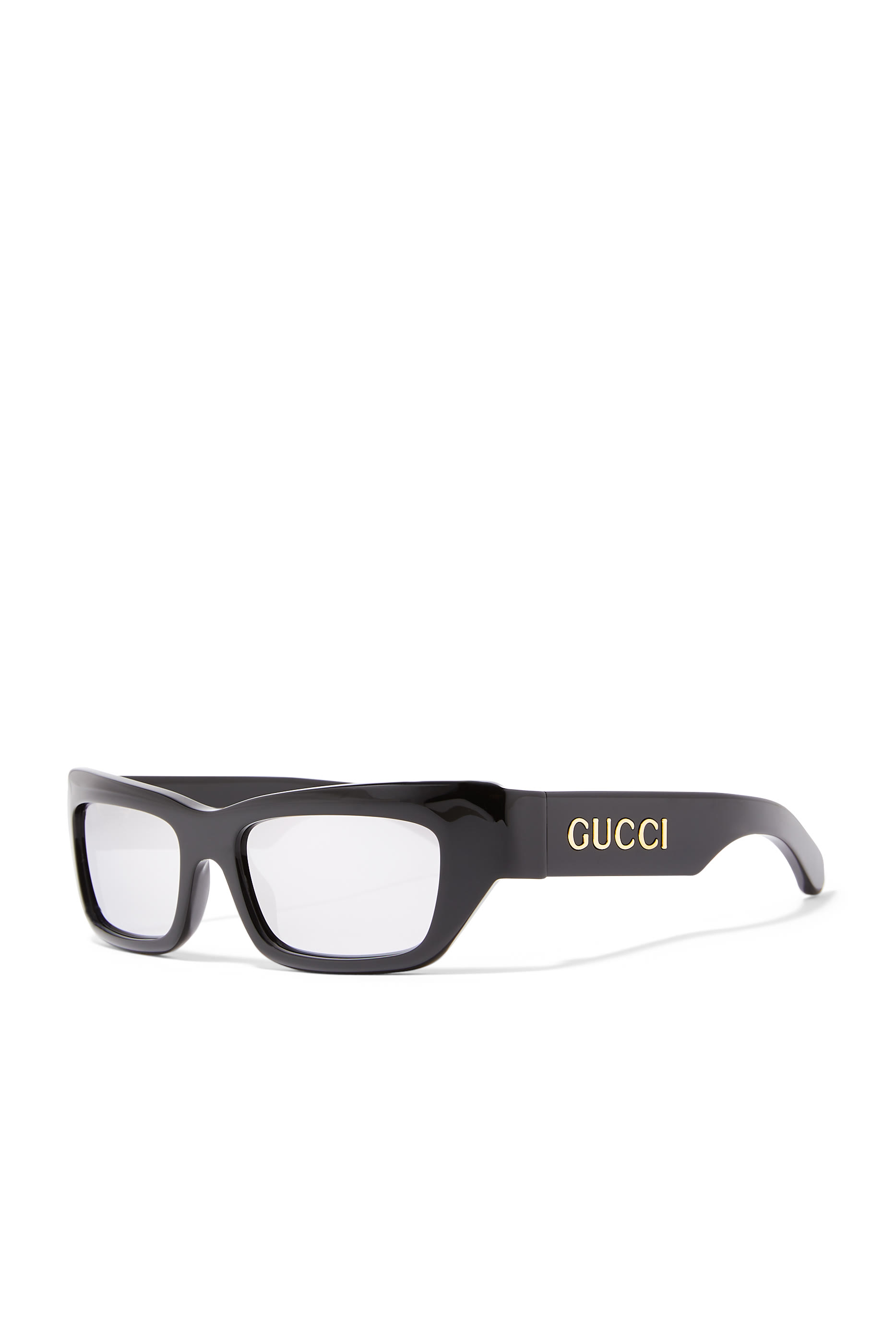Logo Rectangular-Frame Sunglasses
