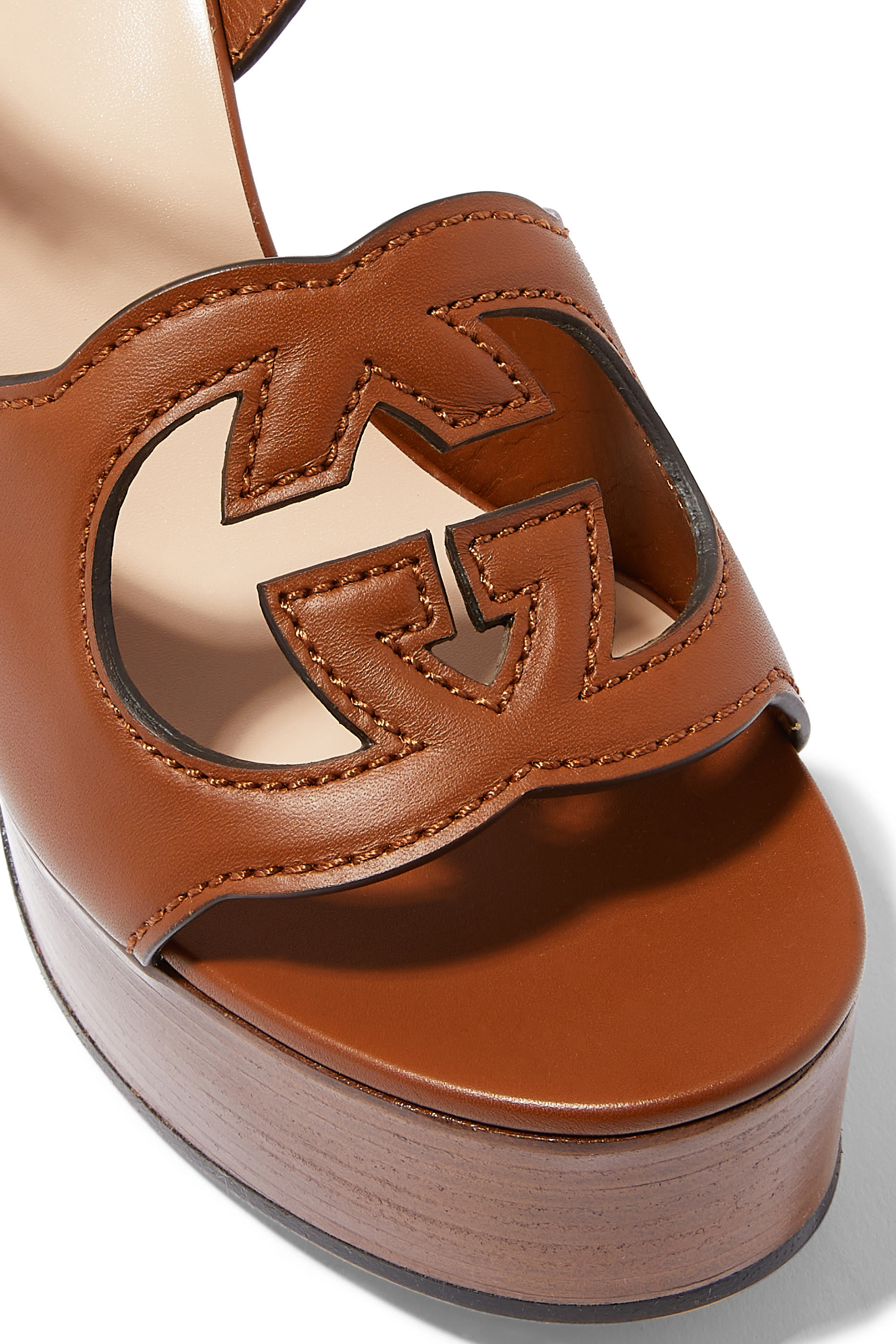 Interlocking G 120 Platform Sandals