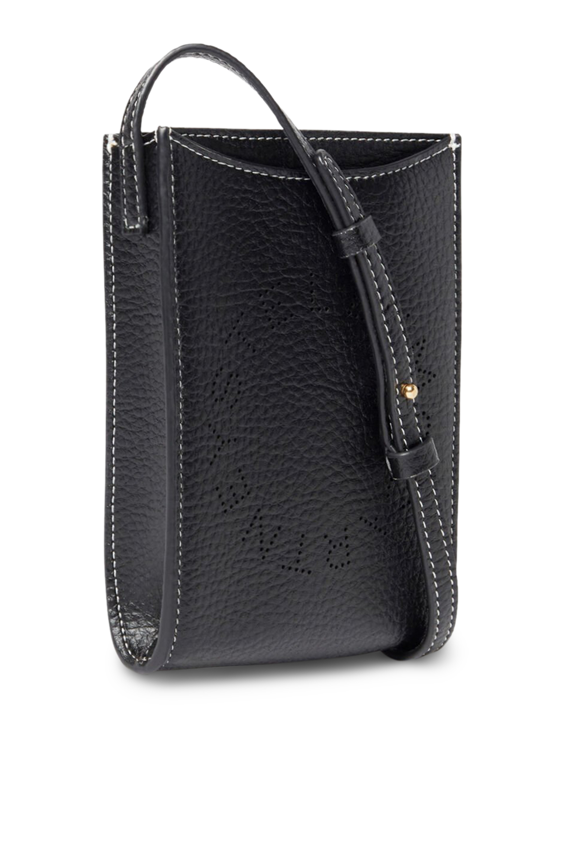 Logo Grainy Alter Mat Crossbody Phone Pouch