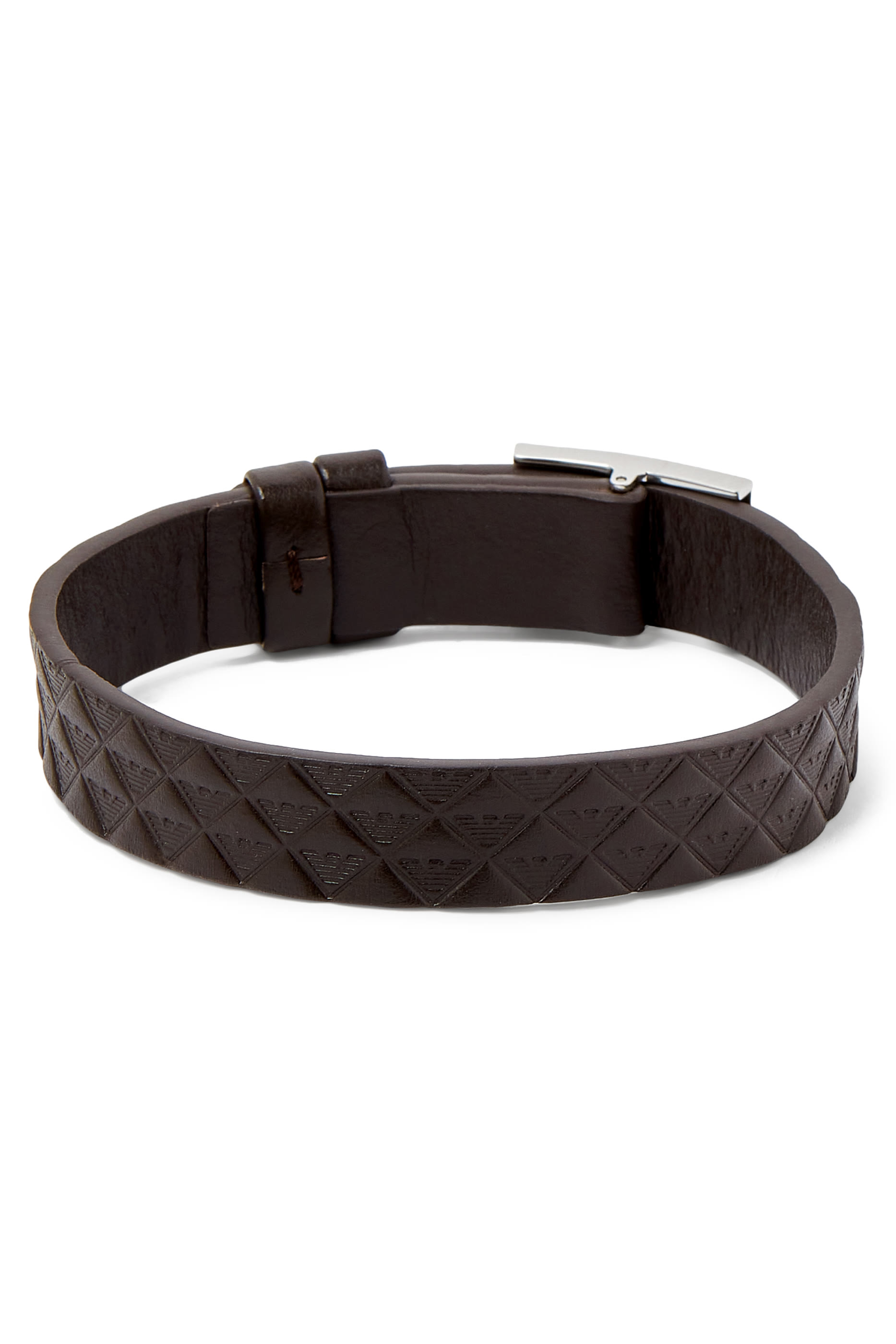 Eagle Logo Leather Bracelet
