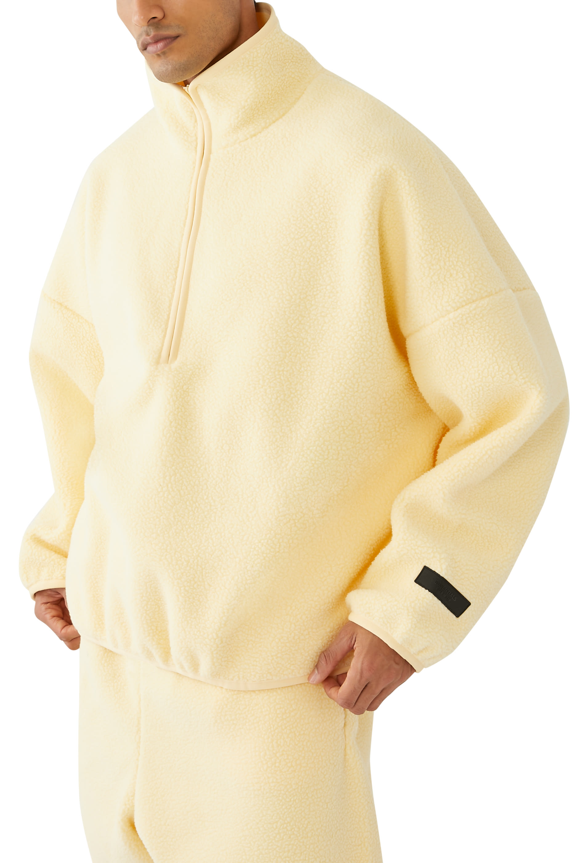 Polar Fleece Half-Zip Mockneck