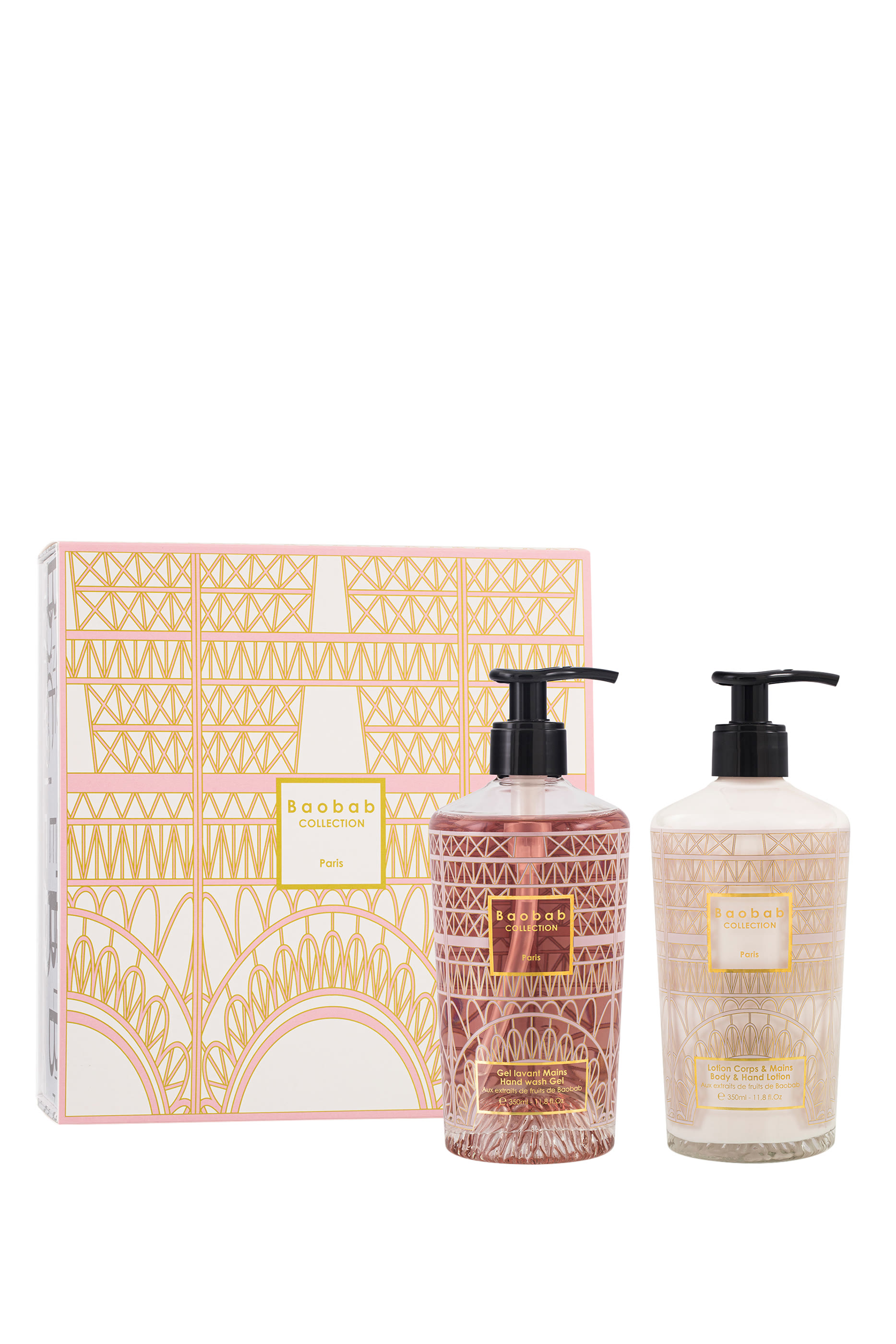 Paris Body & Hand Lotion + Hand Wash Gel Gift Box