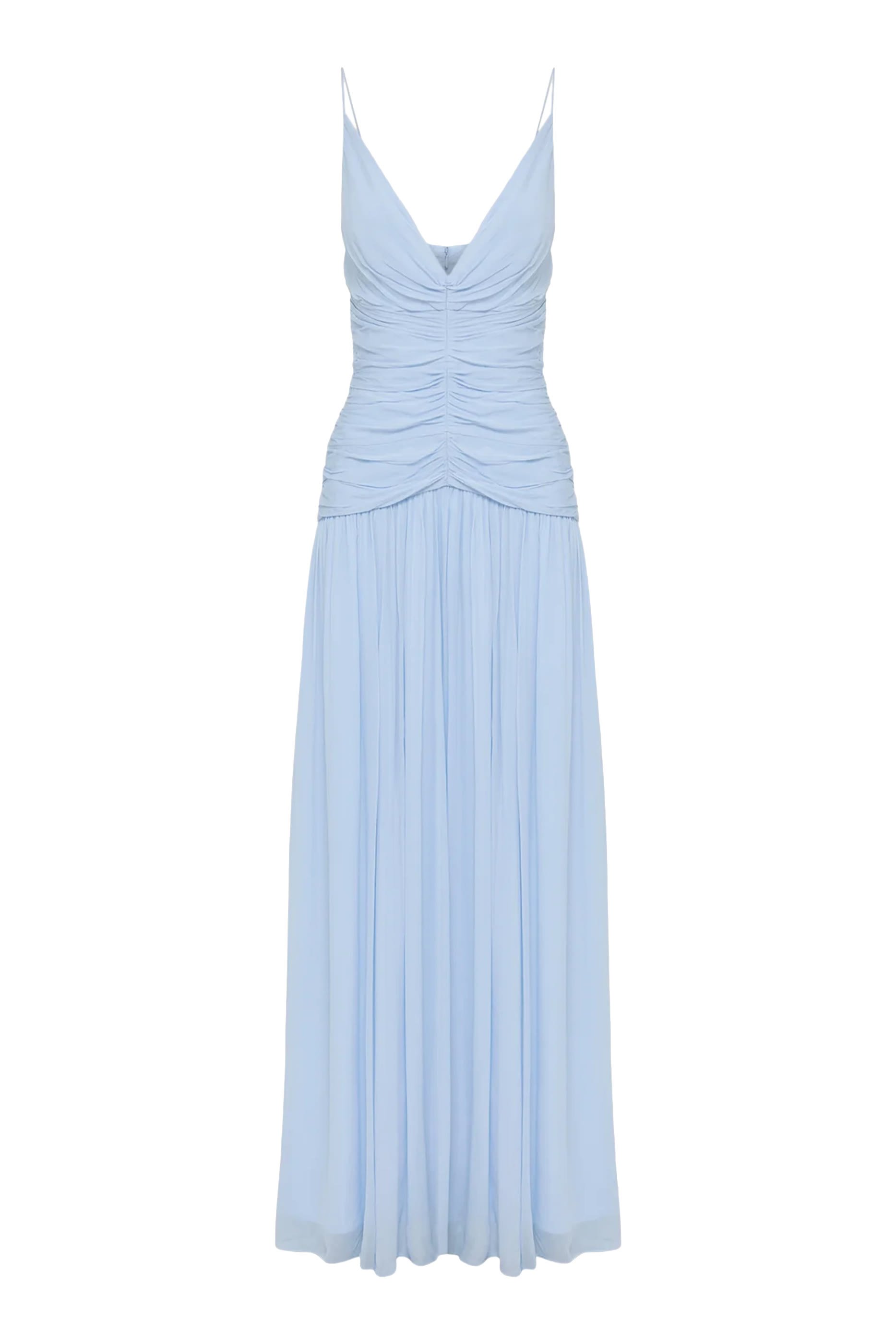 Juno Gathered Bodice Maxi Dress