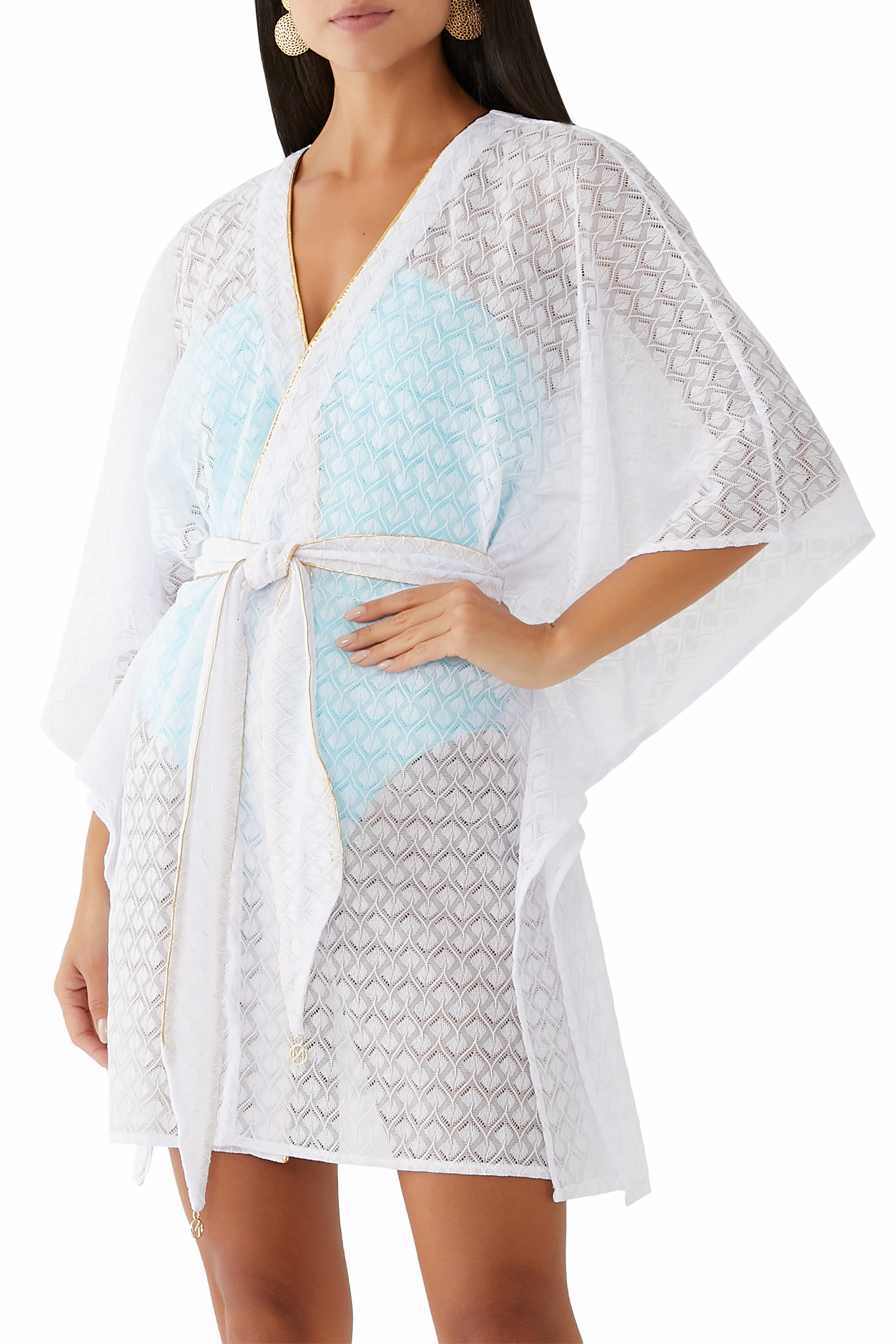 Sorrento Butterfly Open Front Kaftan